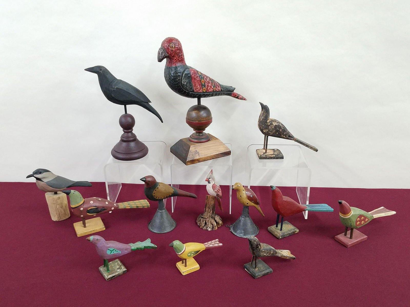 13 Folk Art Birds (1 of 7)