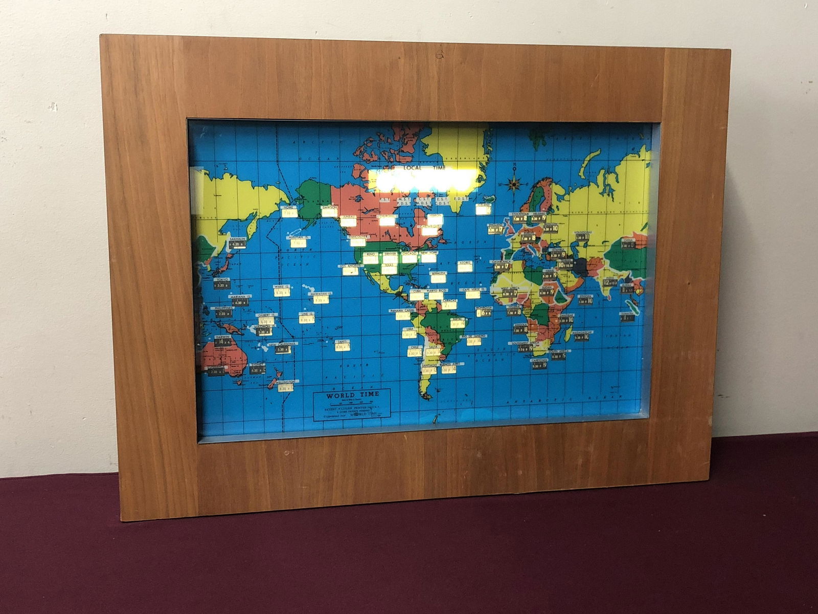 World Time Map (1 of 5)