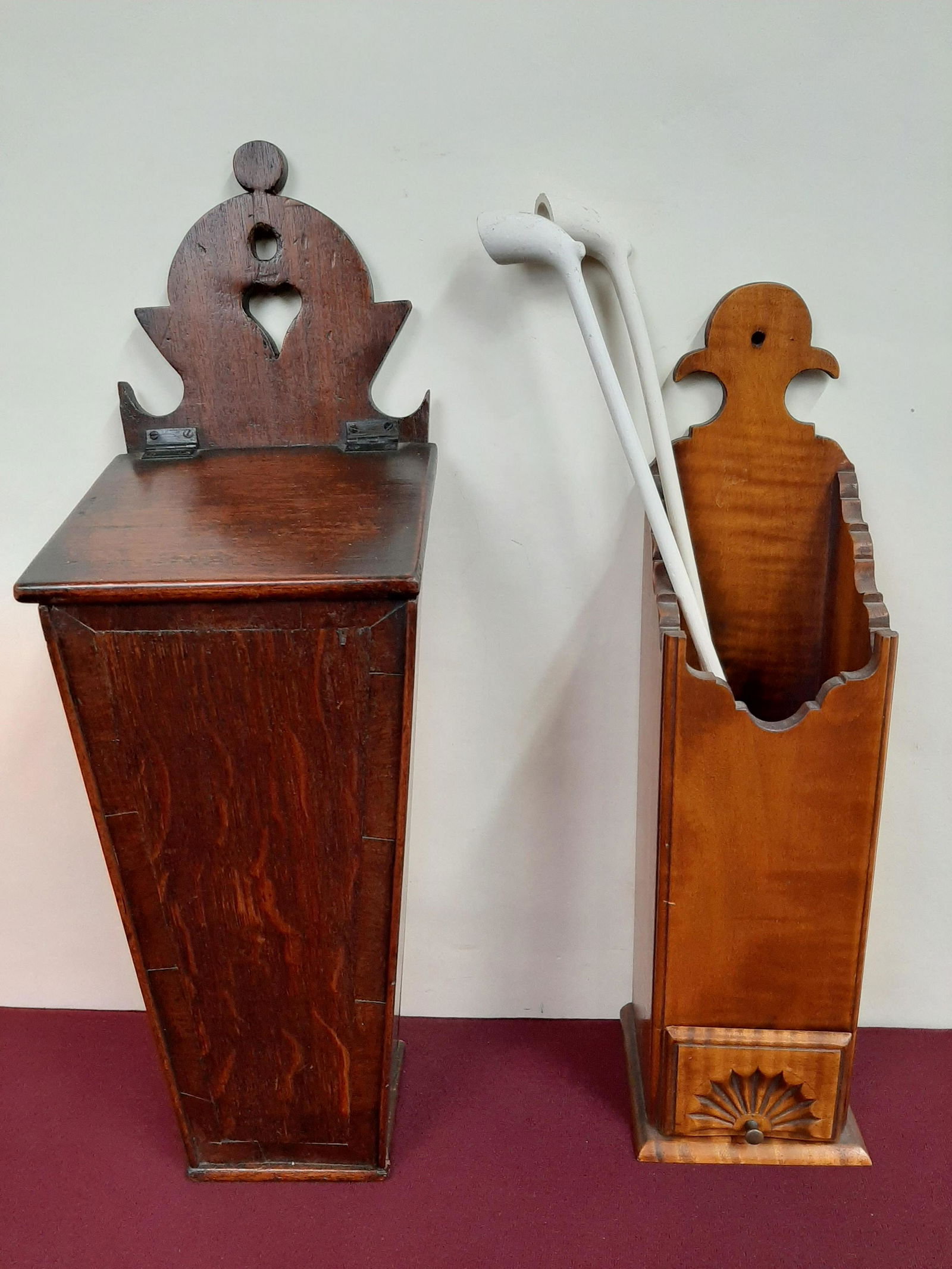 2 Candle Box, Pipe Box and 2 Bisque Pipes (1 of 7)