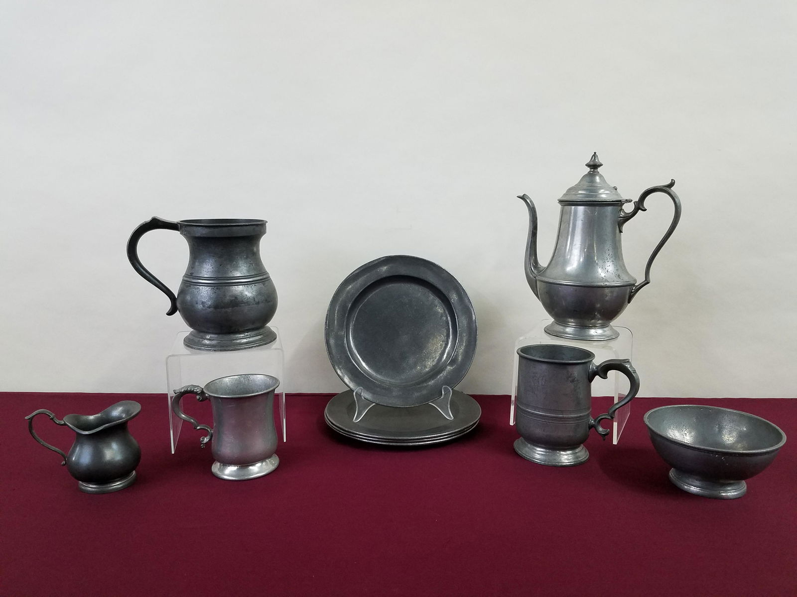 10 Pcs Pewter incl Old World Pewter Works (1 of 9)