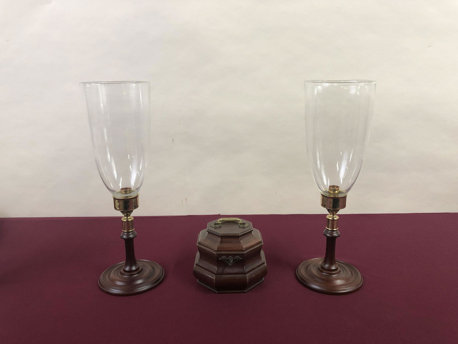 Williamsburg Caddy and Candleholders (1 of 4)
