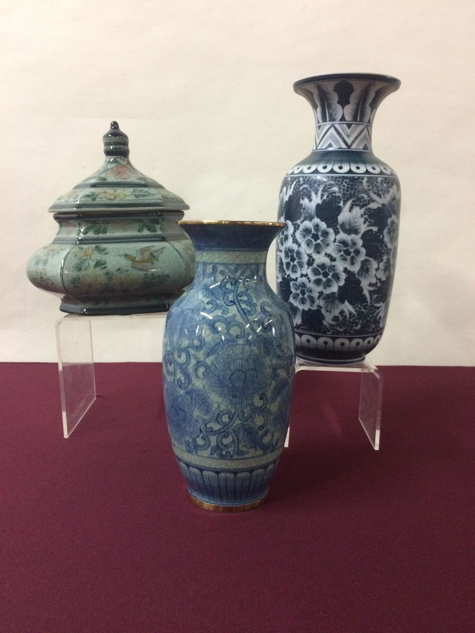 3 Pcs Maitland-Smith Ceramics (1 of 8)