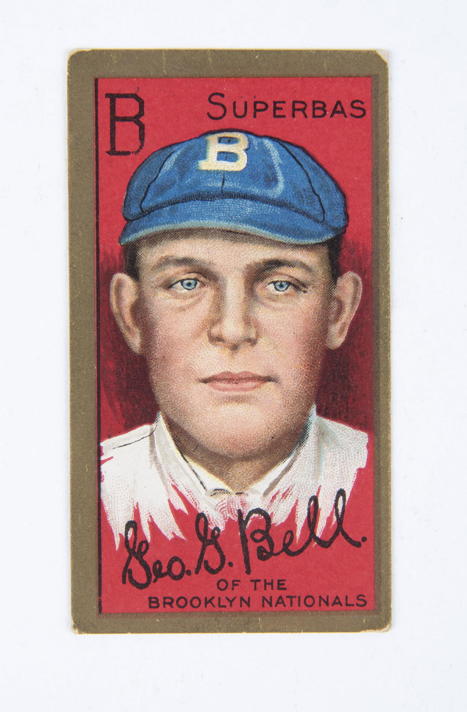 T205 1911 Gold Border George G. Bell (1 of 2)