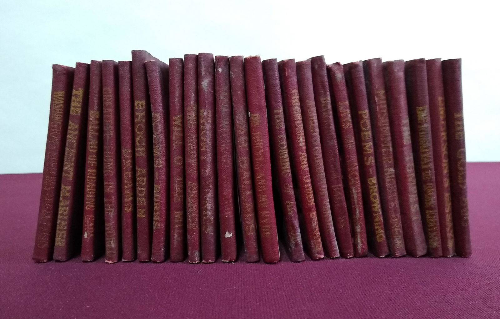 24 Little Leather Library Books (1 of 7)