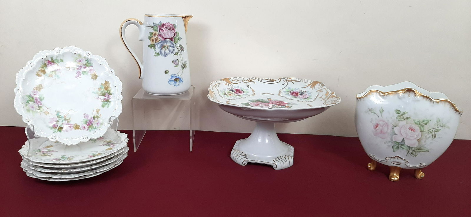 9 Pcs Limoges Porcelain (1 of 9)