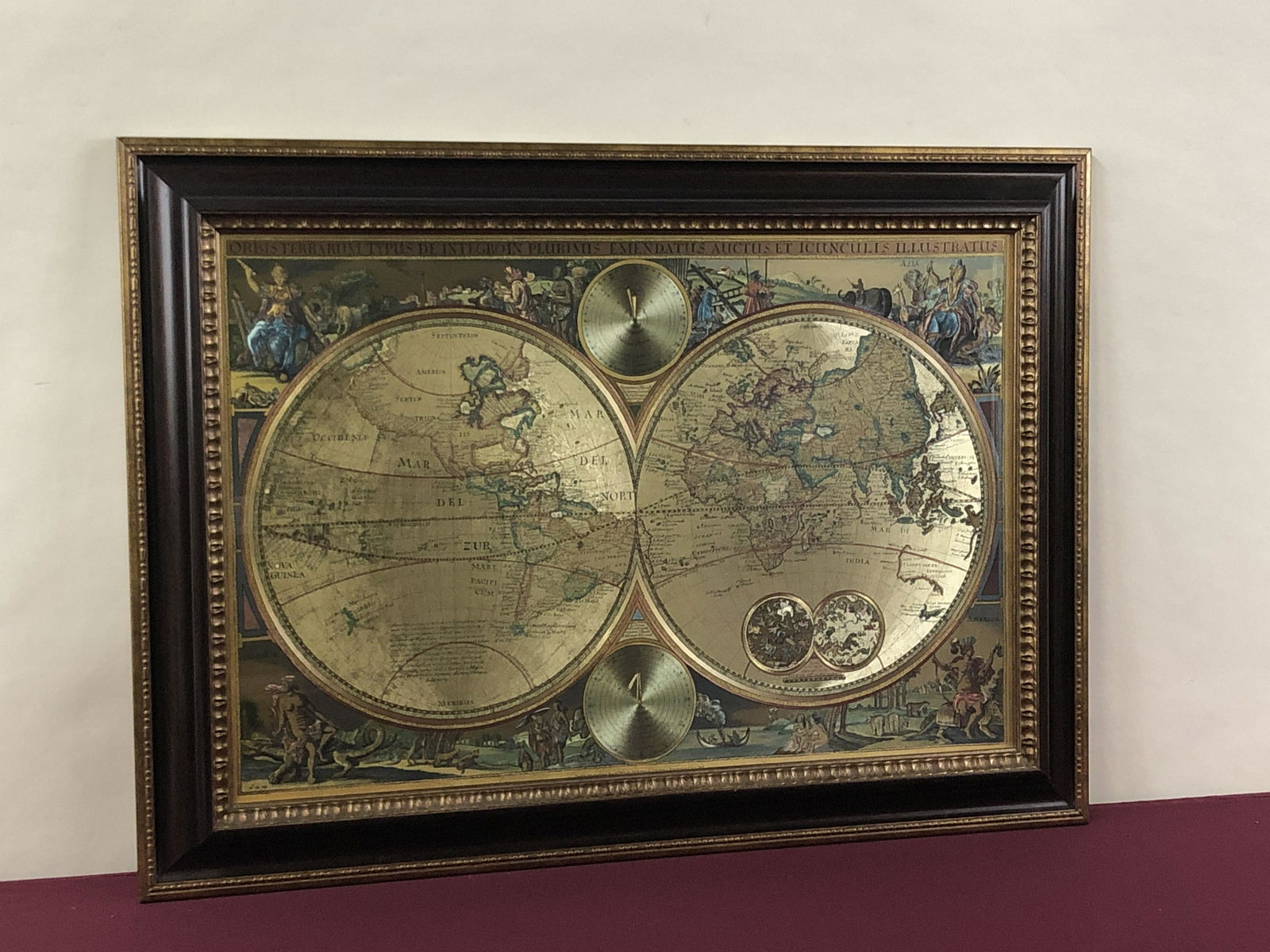 Double Hemisphere World Map (1 of 2)