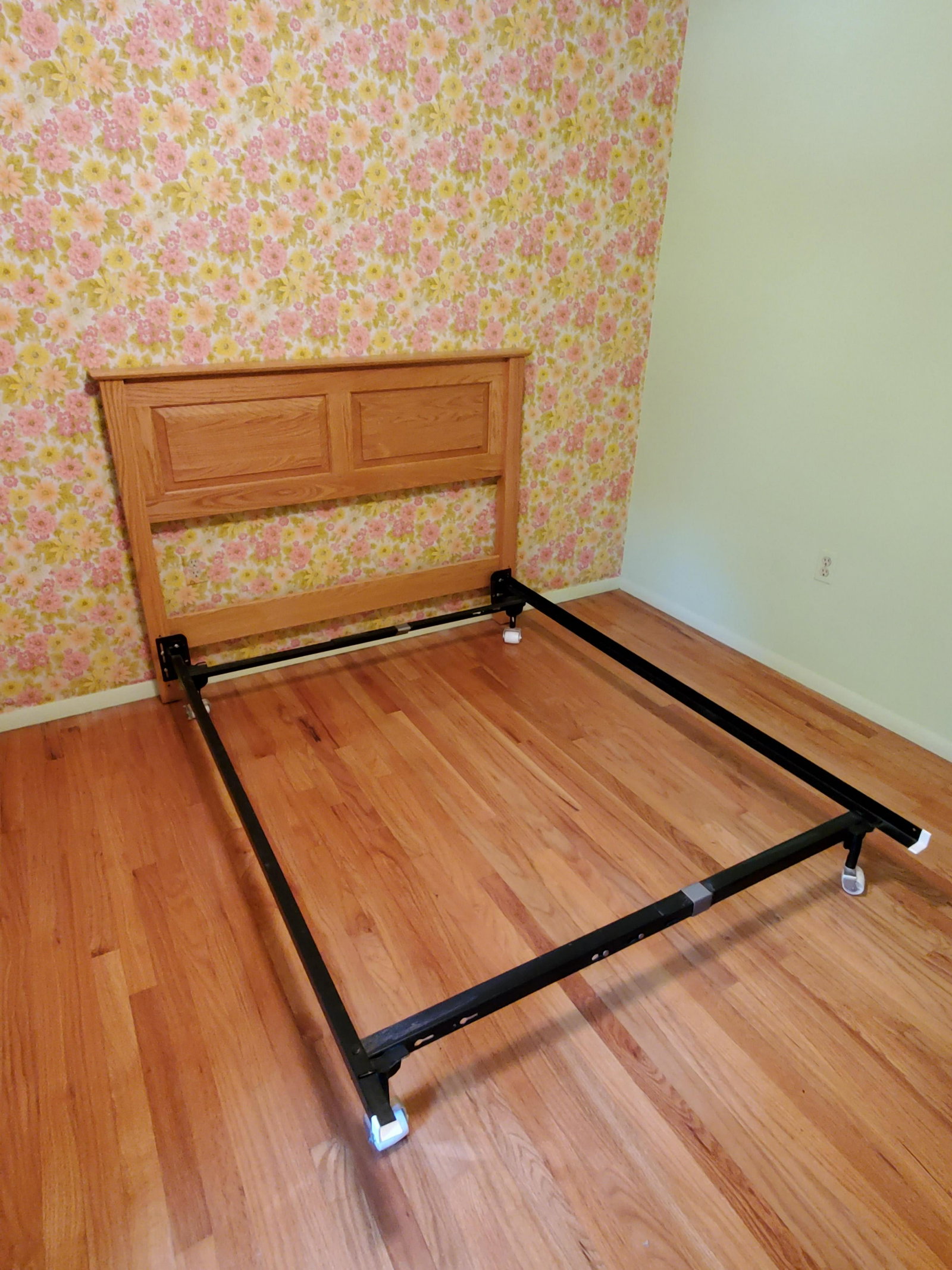 Bed: 58" wide X 74" deep X 43" high. IMPORTANT: Before bidding, please read the terms and conditions below. When you registered for the auction you agreed to these terms and will be required to comply with