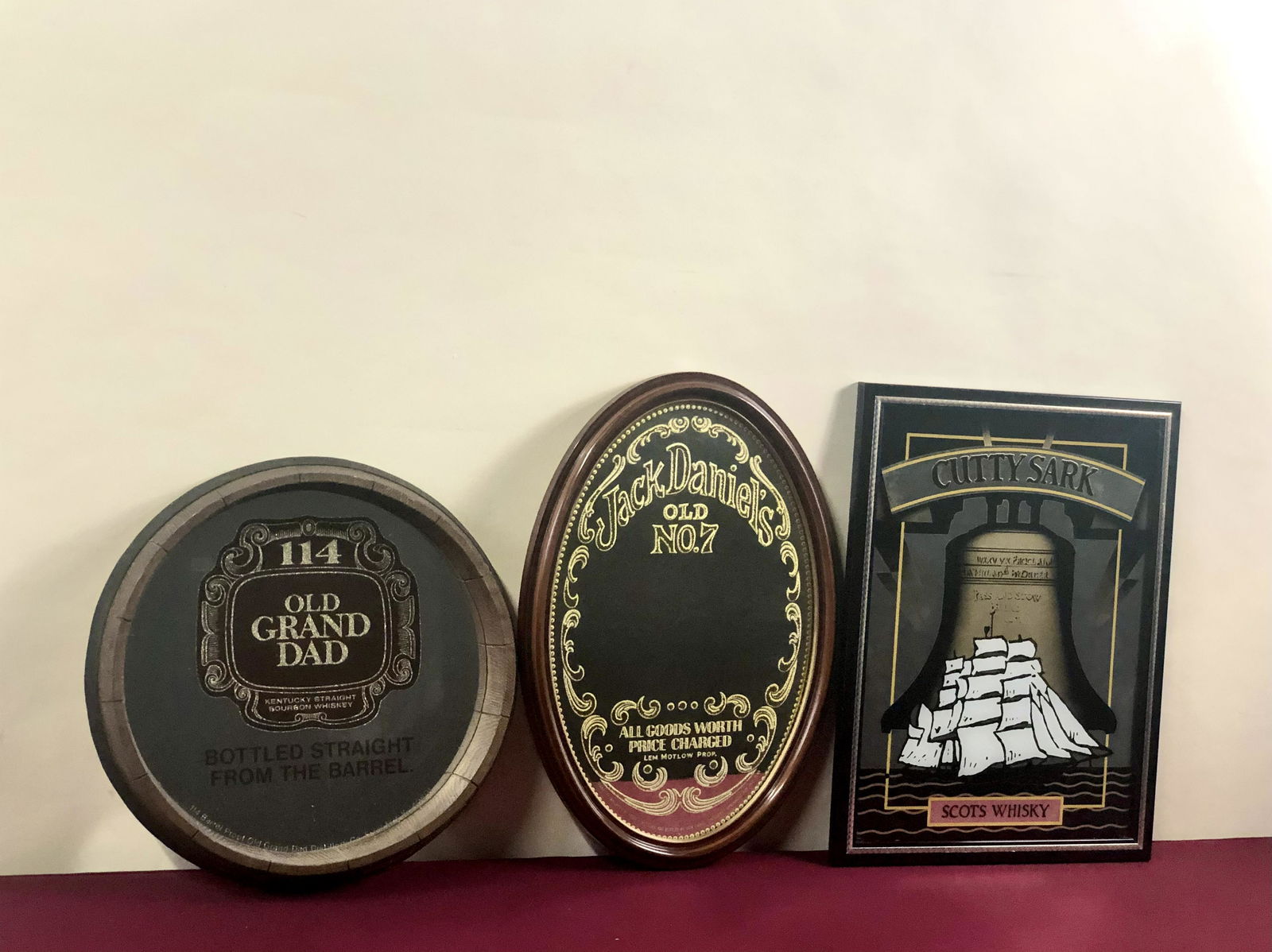 Old Grand Dad Whiskey Barrel Mirror
