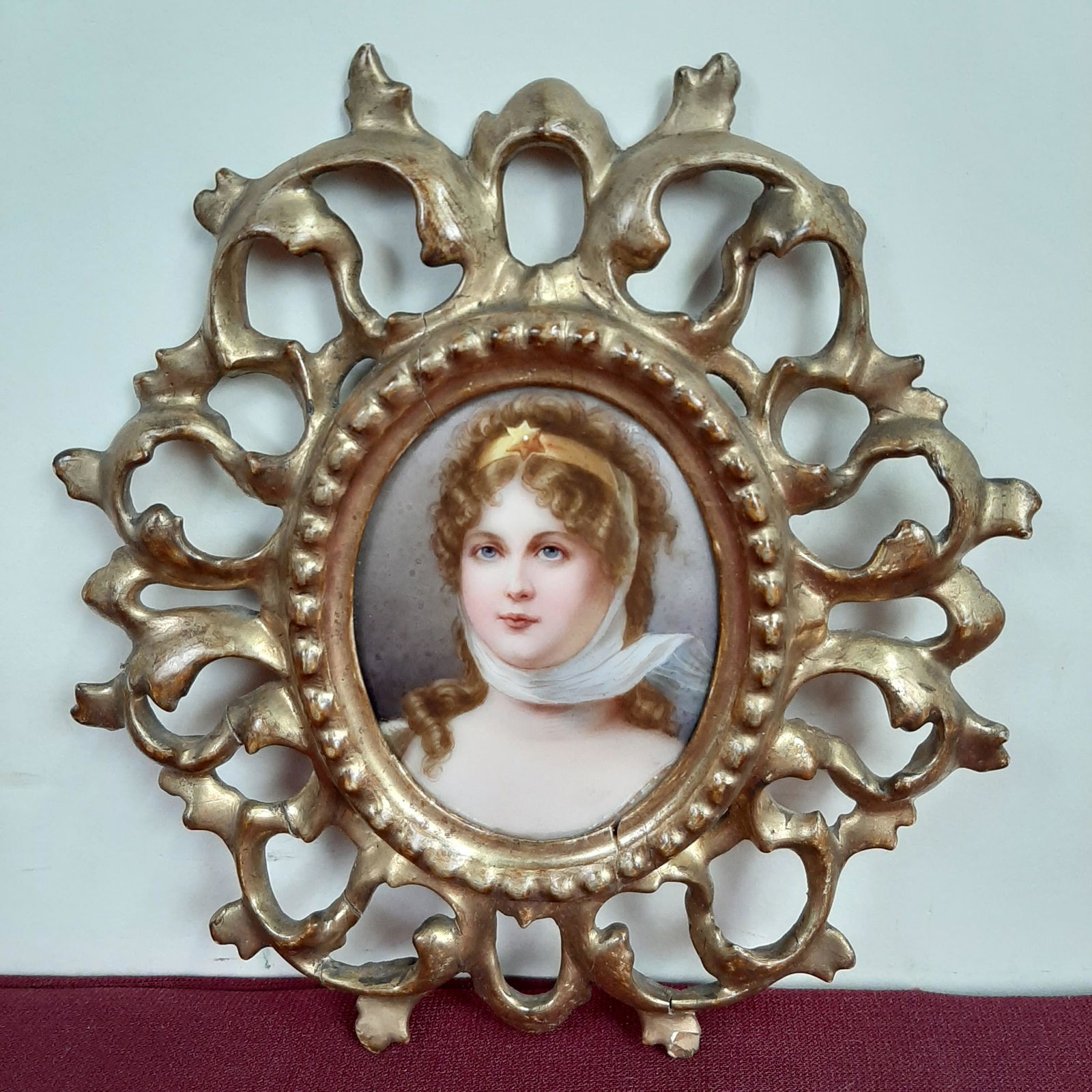 Minature Portrait on Porcelain (1 of 2)