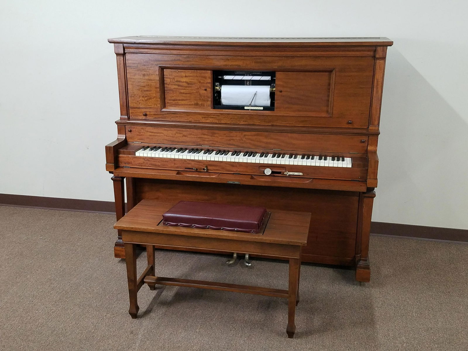 The Aeolian Company Player Piano and Rolls (1 of 5)