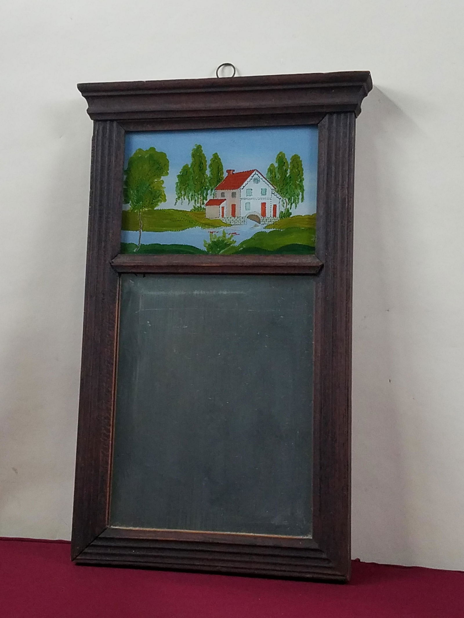 Reverse Glass Painted Mirror (1 of 4)