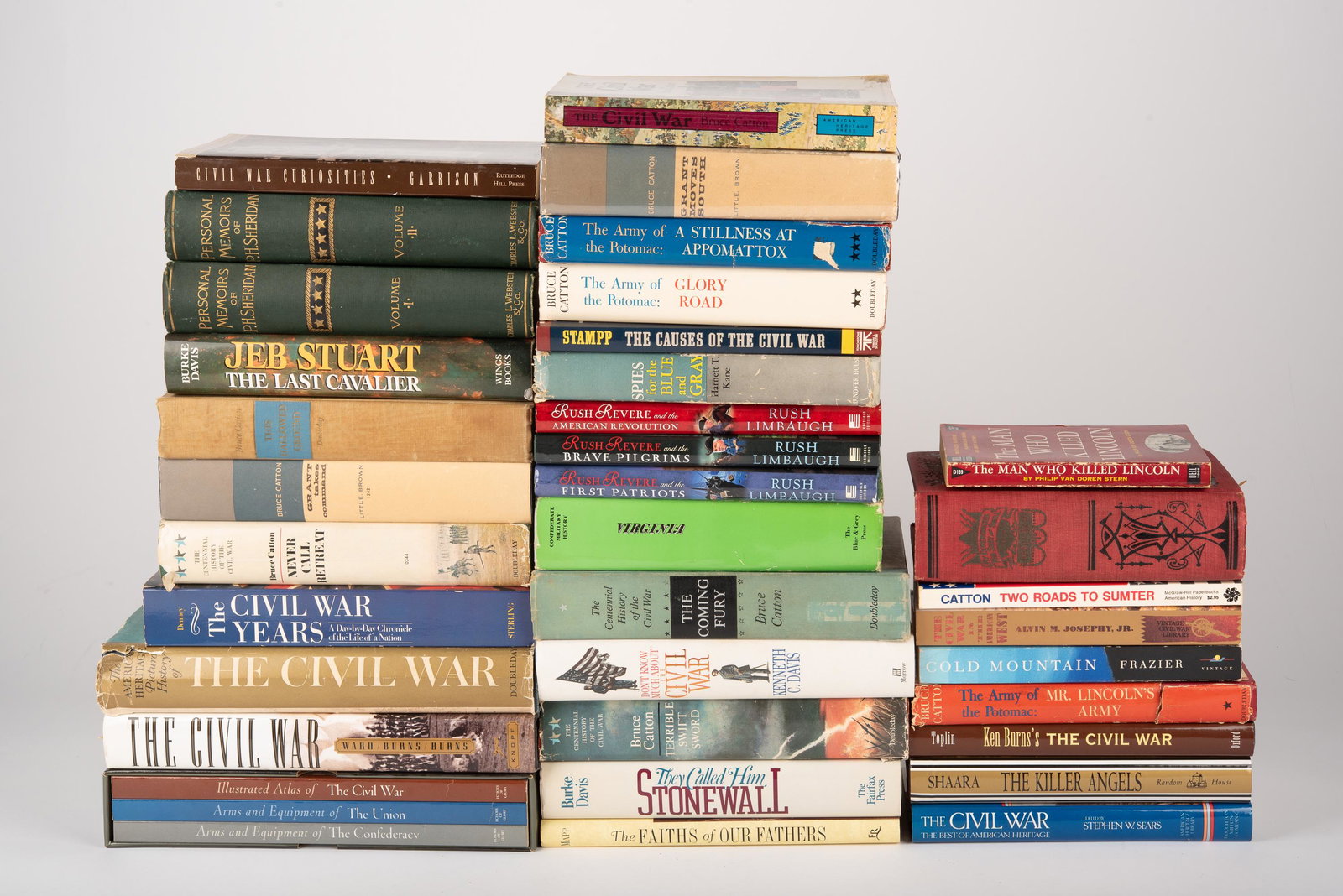 35 Books About the Civil War: Personal Memoirs of PH Sheridan 9-1/4" high x 6" wide. IMPORTANT: Before bidding, please read the terms and conditions below. When you registered for the auction you agreed to these terms and will be 