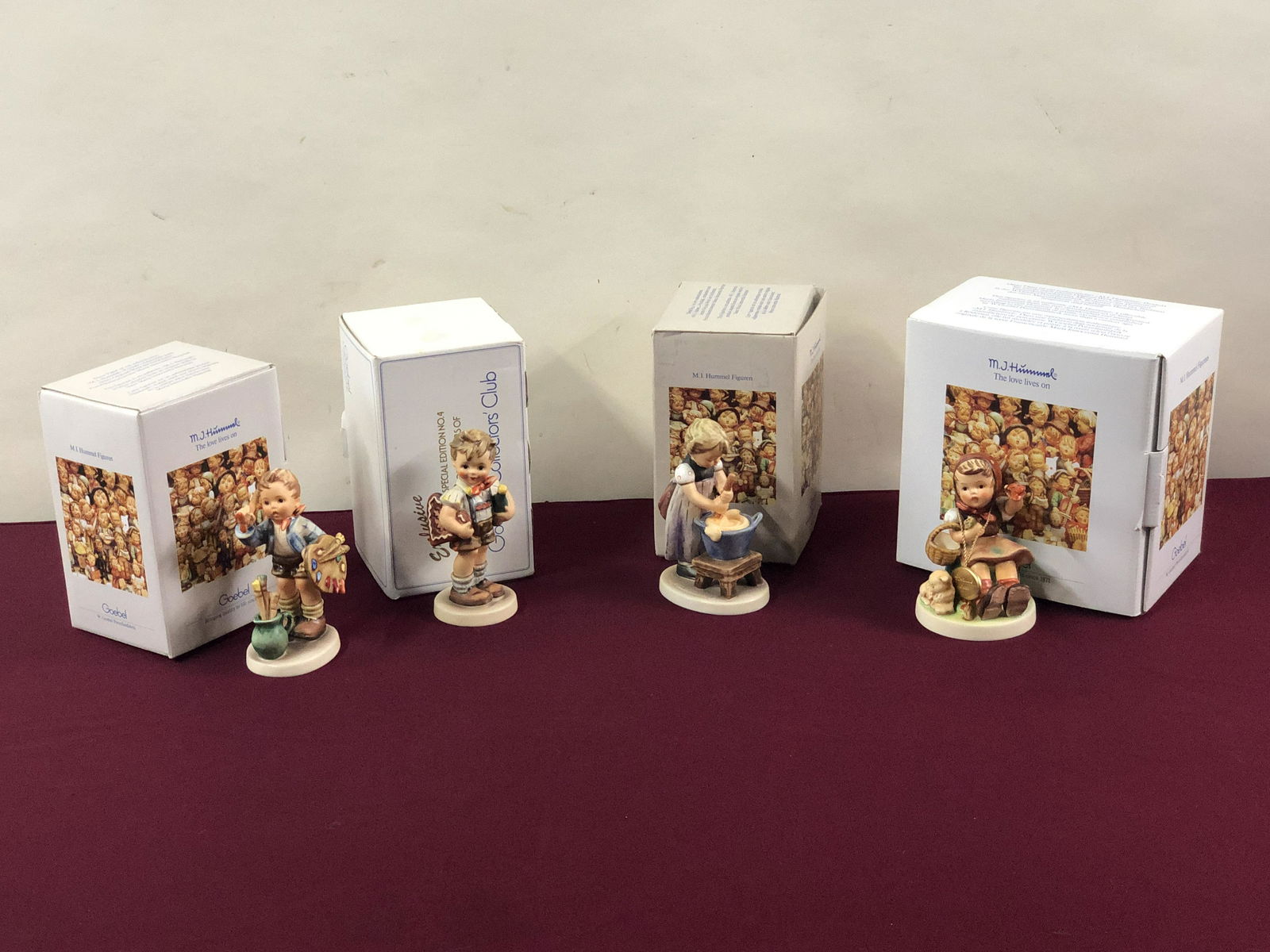 4 Hummel Figurines with Original Boxes (1 of 9)