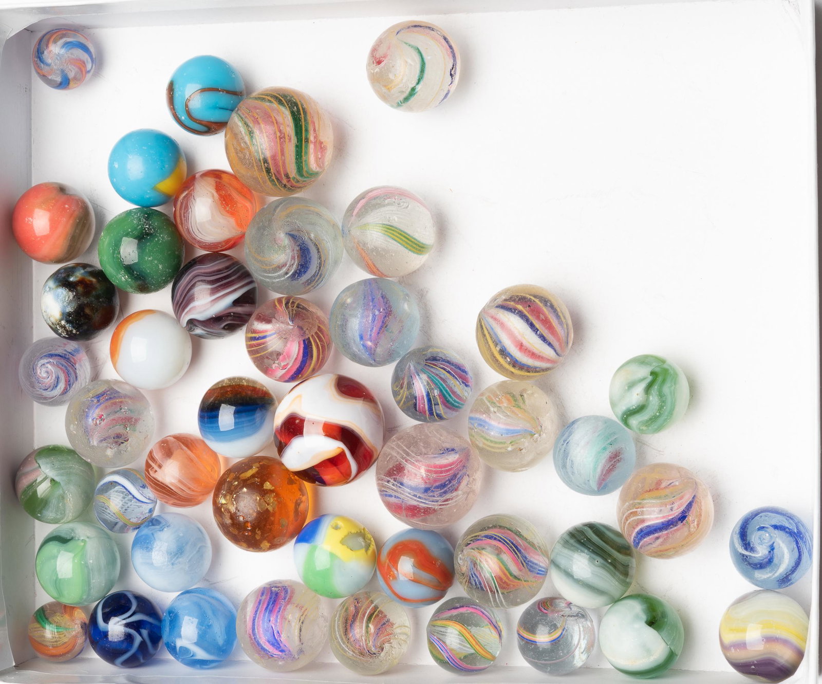 44 Antique Marbles (1 of 1)