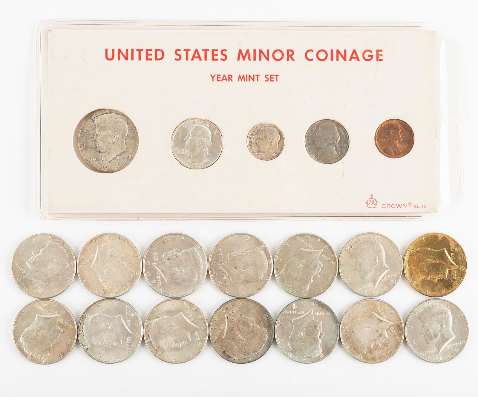19 U.S. Coins (1 of 2)