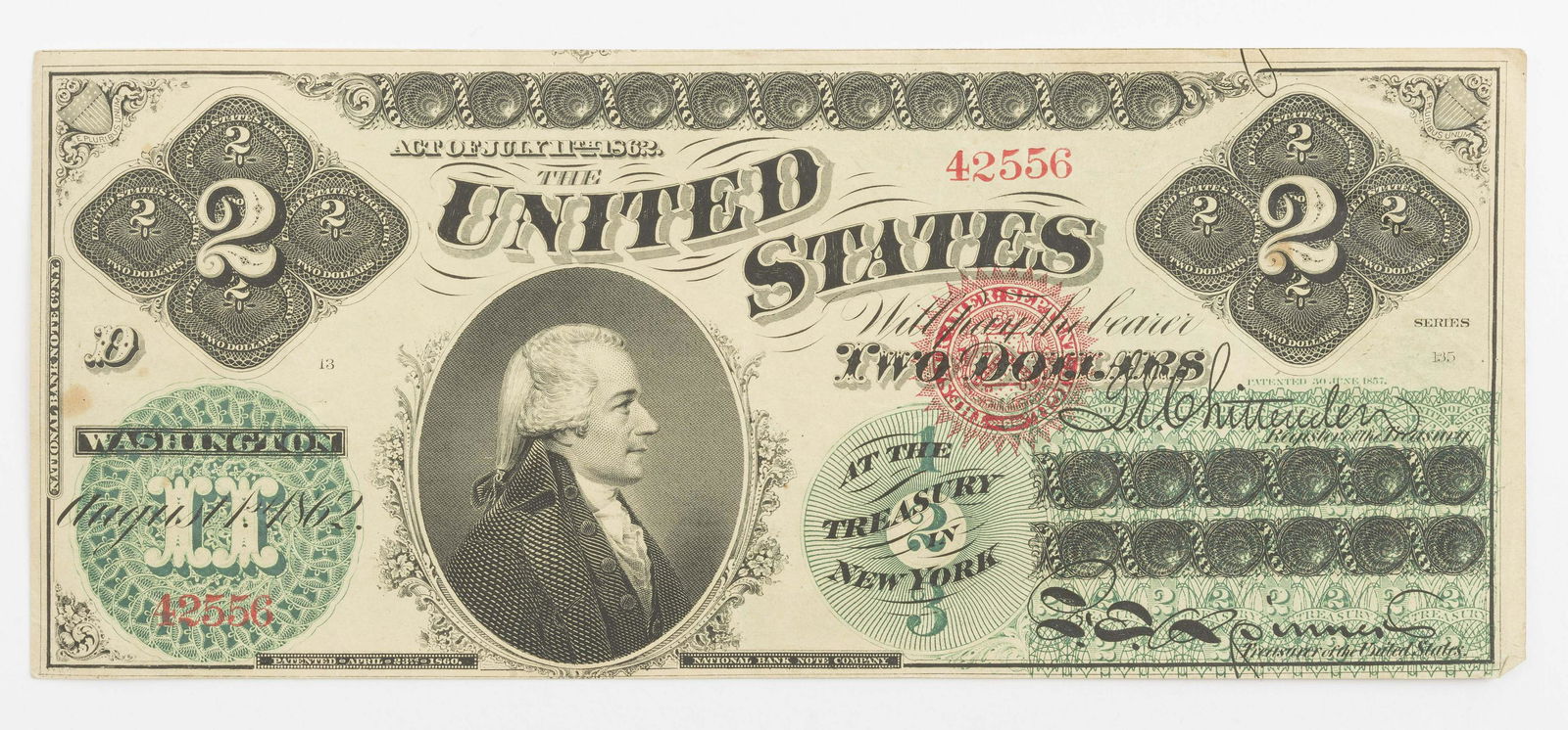 1862 U.S. $2 Legal Tender Note (1 of 2)