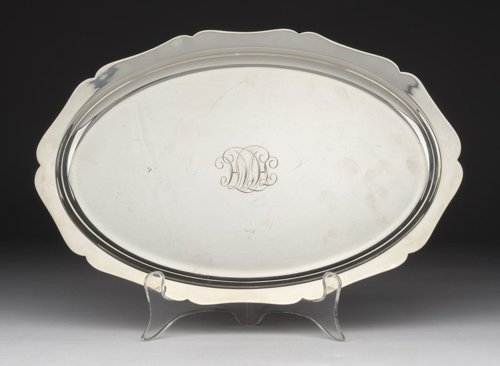 Alvin Sterling Oval Serving Platter (1 of 2)