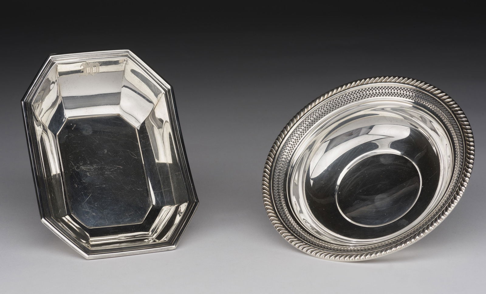 Gorham Sterling Nut Dish and All Purpose Dish (1 of 6)