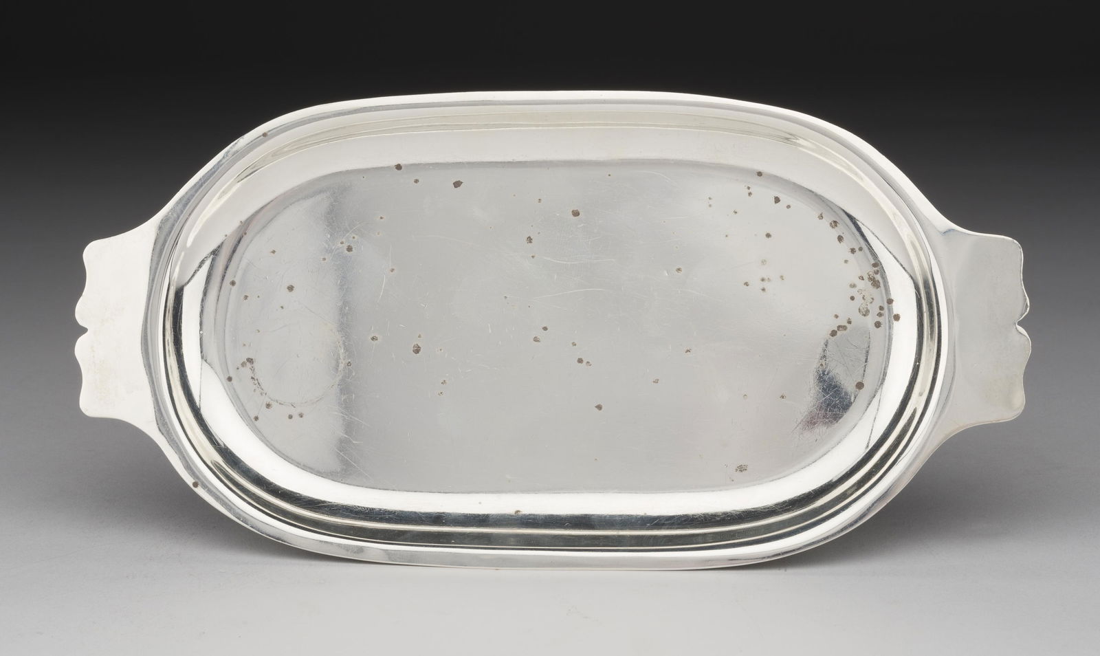 G. H. French Sterling Oval Tray (1 of 2)