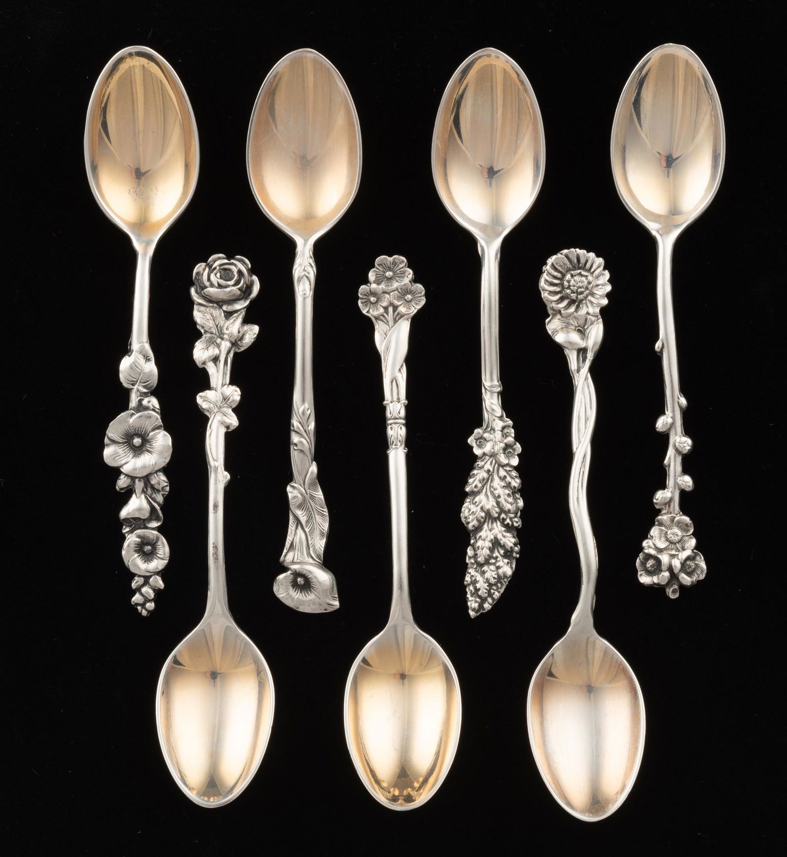 7 Reed & Barton Sterling Demitasse Spoons (1 of 5)