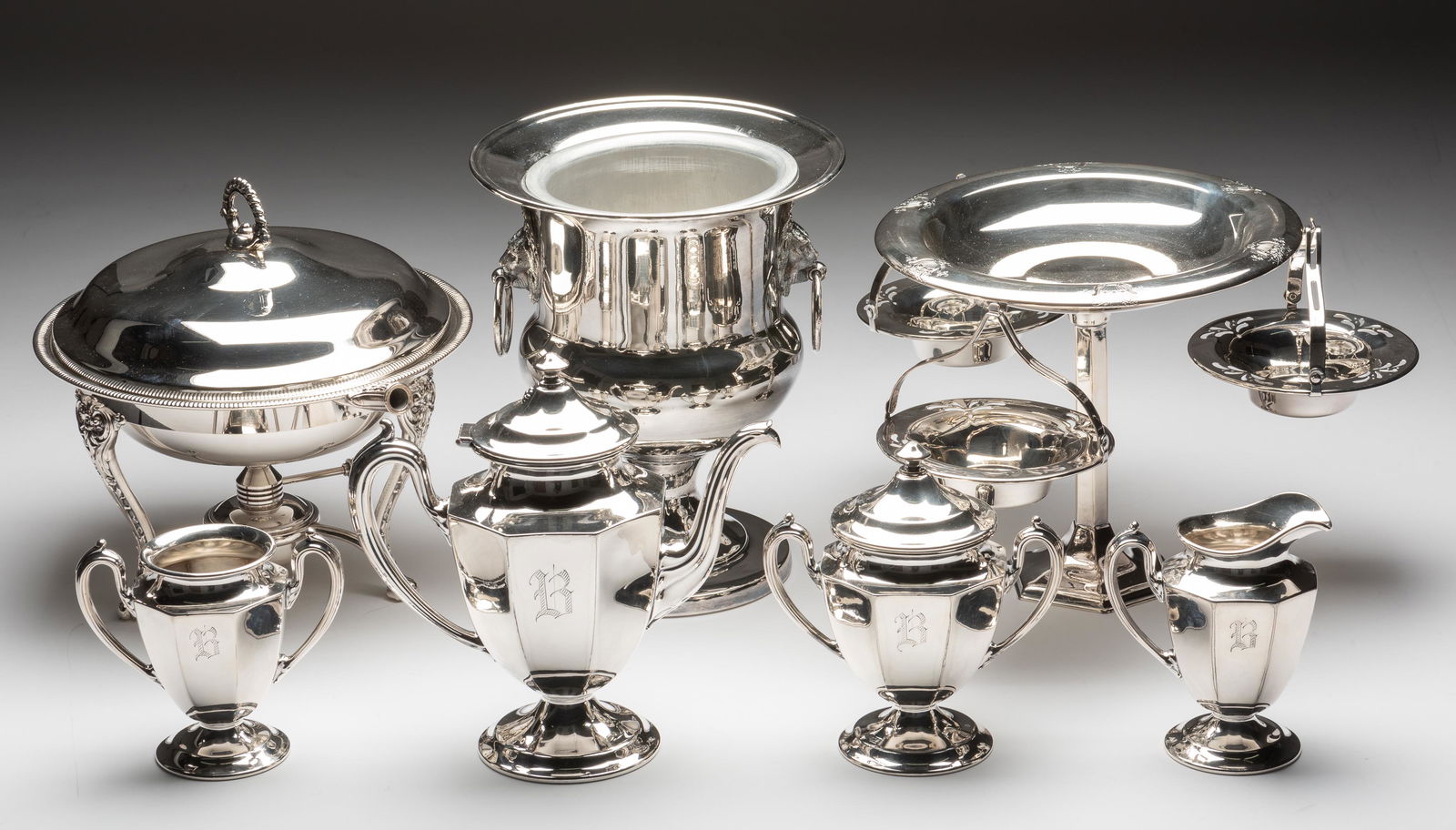 4 Silver Plate Items (1 of 10)