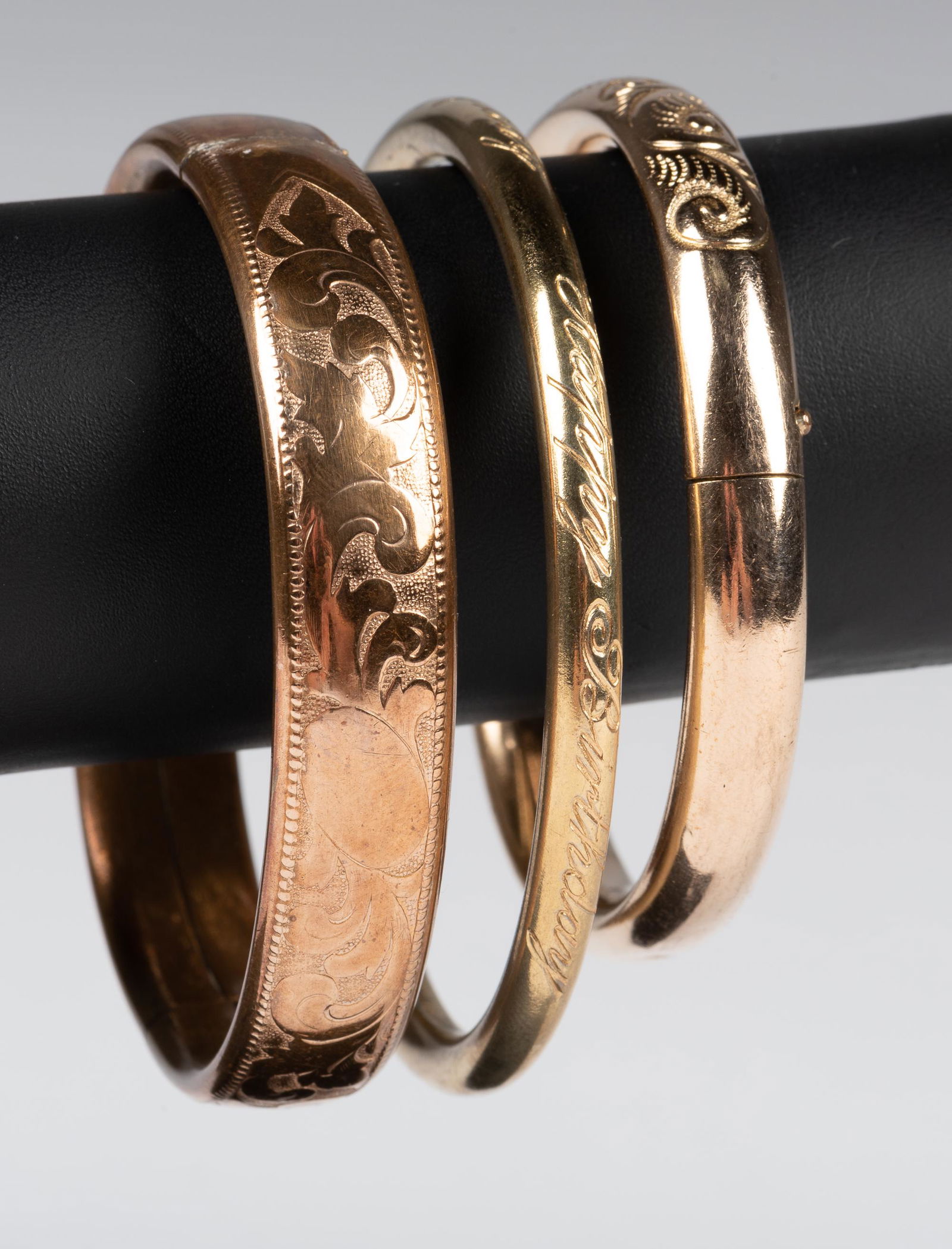 3 Gold Filled Bangles (1 of 6)