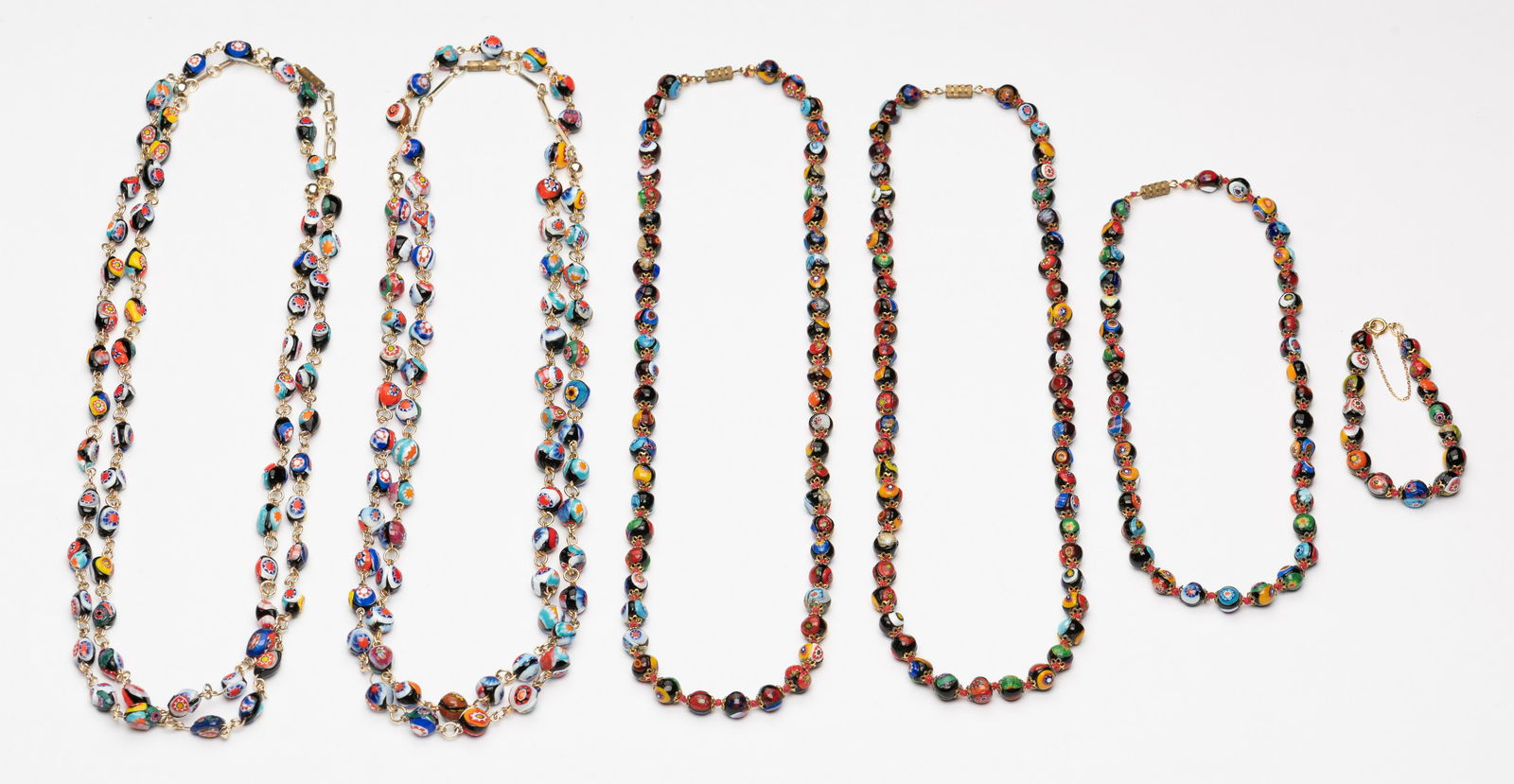 6 Pcs Italian Art Glass Jewelry (1 of 12)