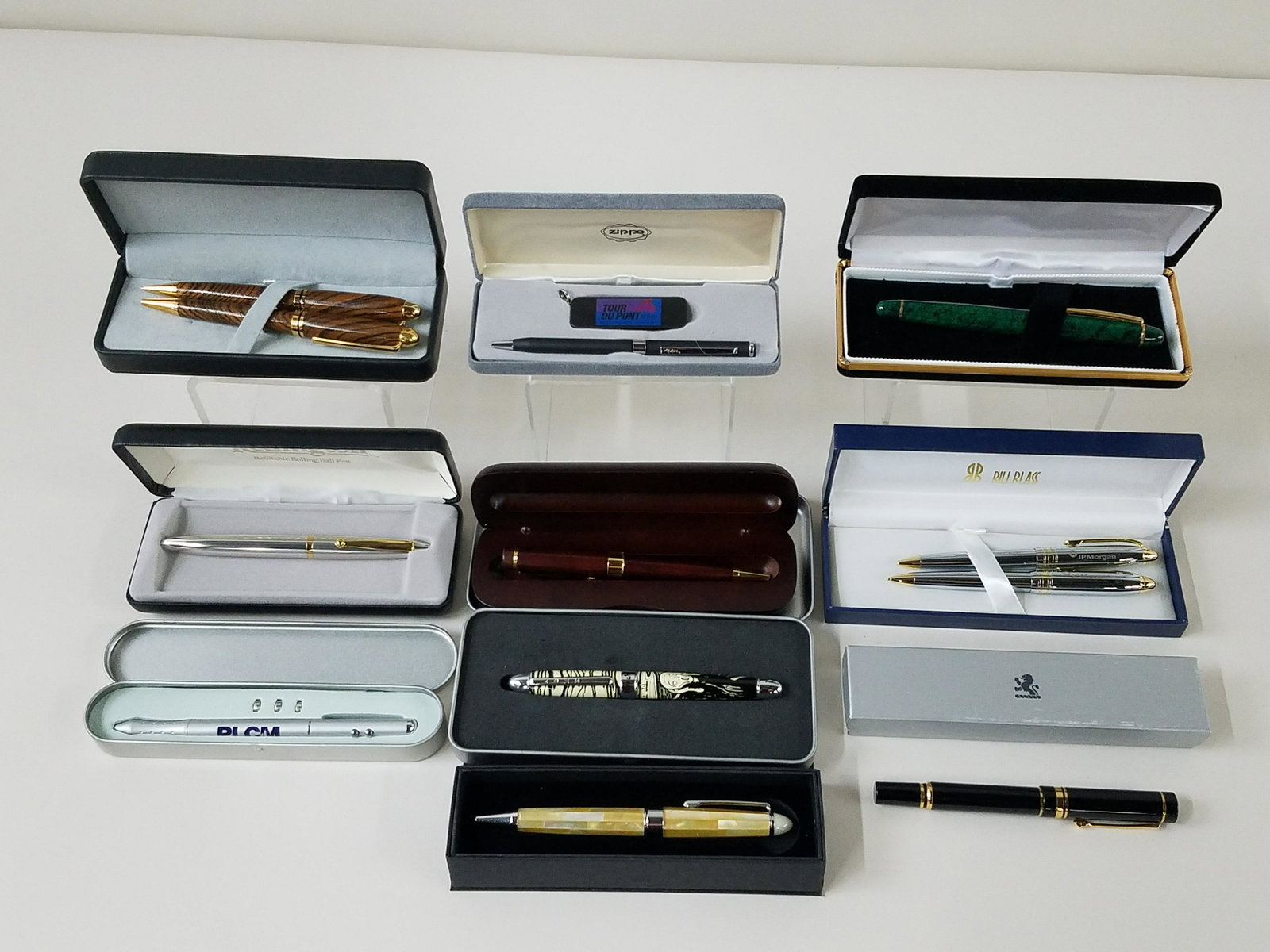 10 Pens incl Sanford and Redington: Also includes Bill Bloss, Acme Munch, The Bombay Co. and Zippo.