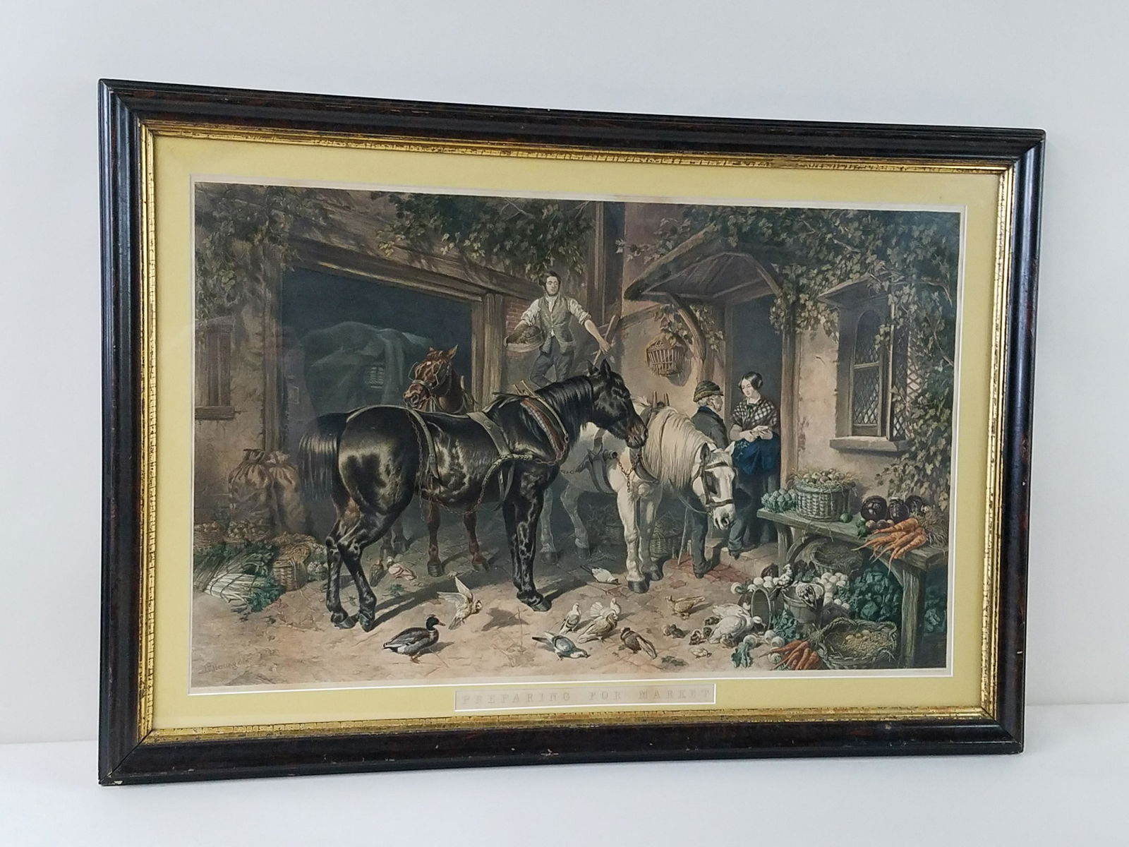 J. Harris "Preparing for Market" Print (1 of 5)