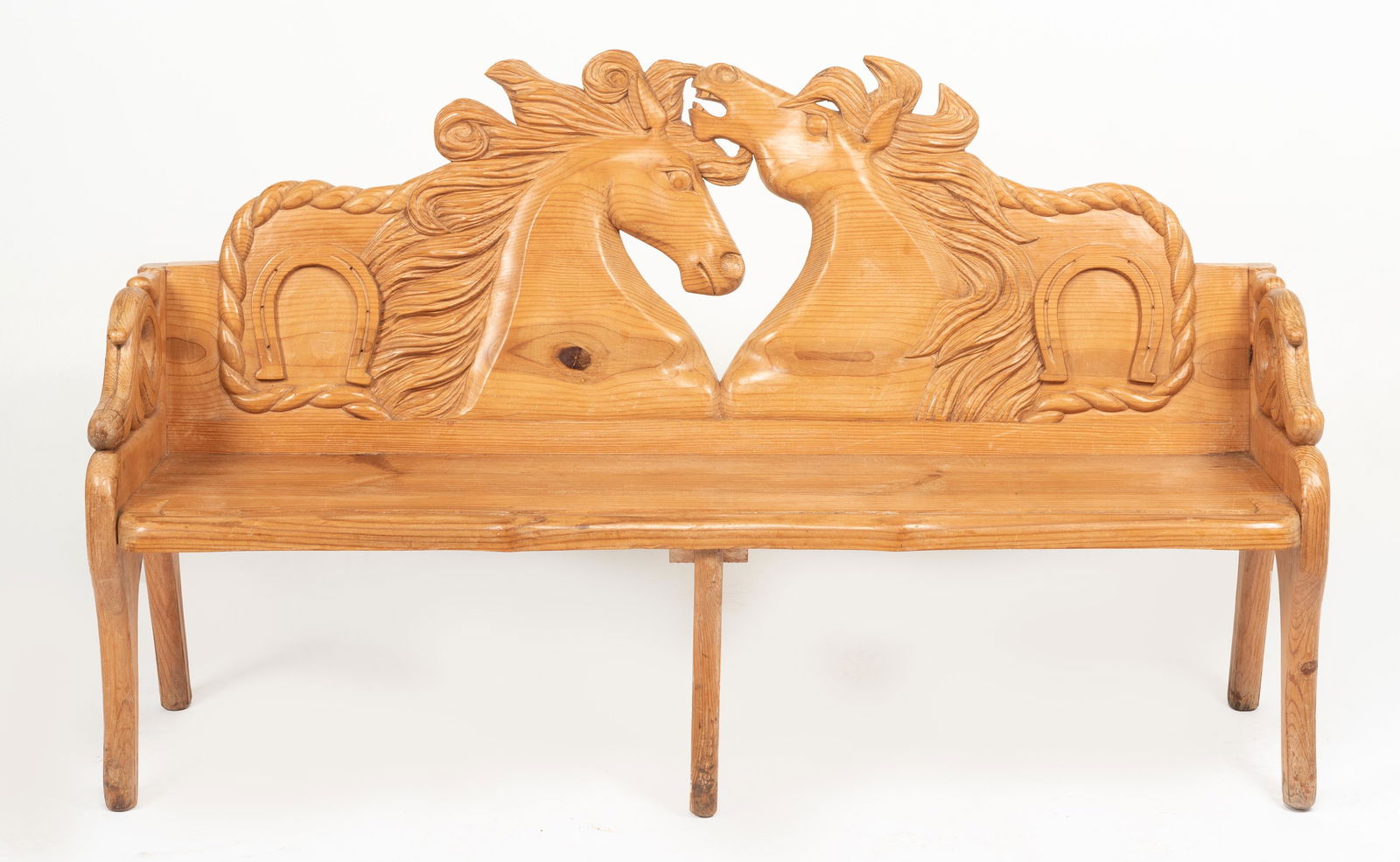 Horse Form Carved Settee (1 of 3)
