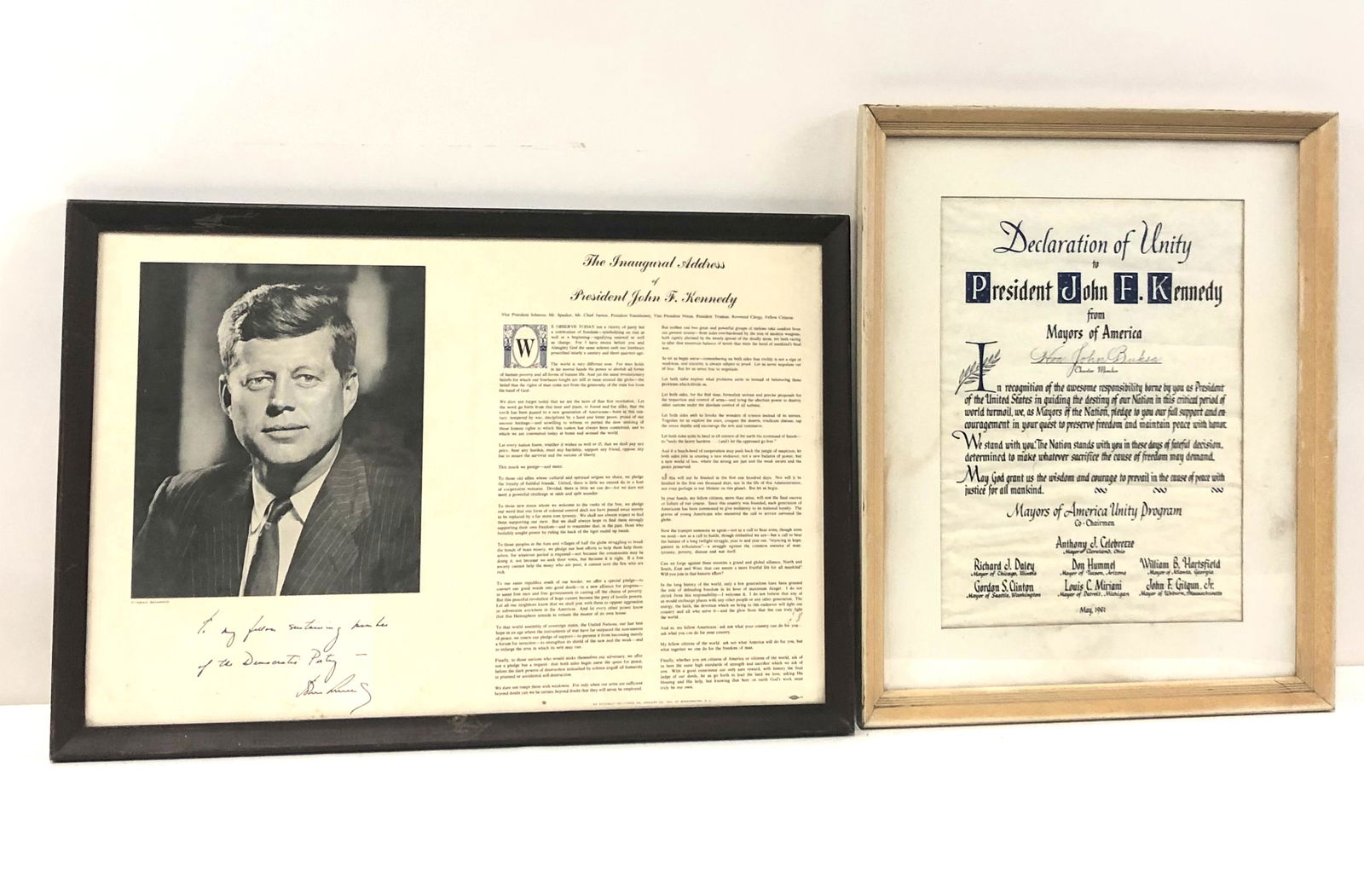 2 John F. Kennedy Items (1 of 6)