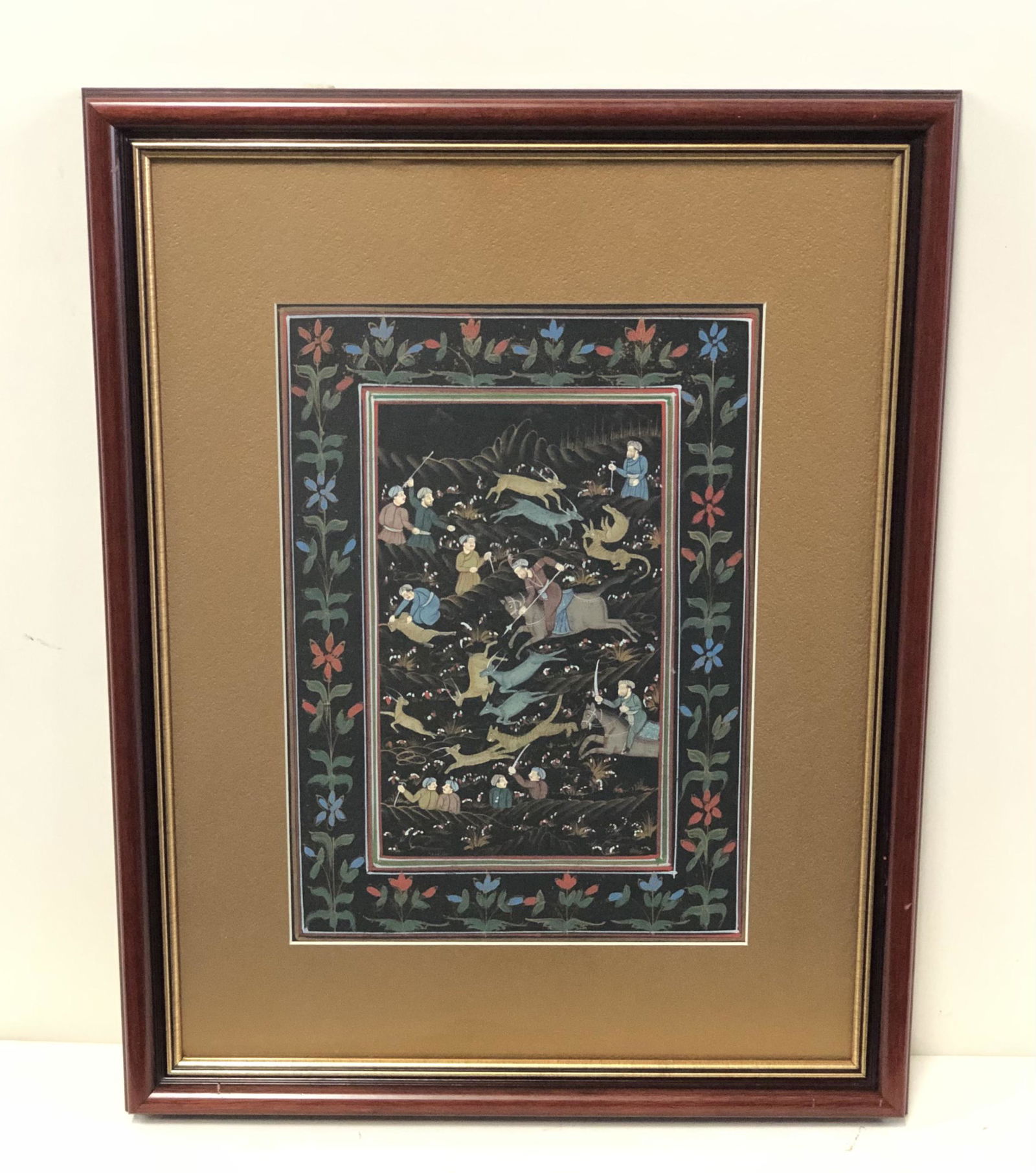 Indian Painting on Silk (1 of 3)