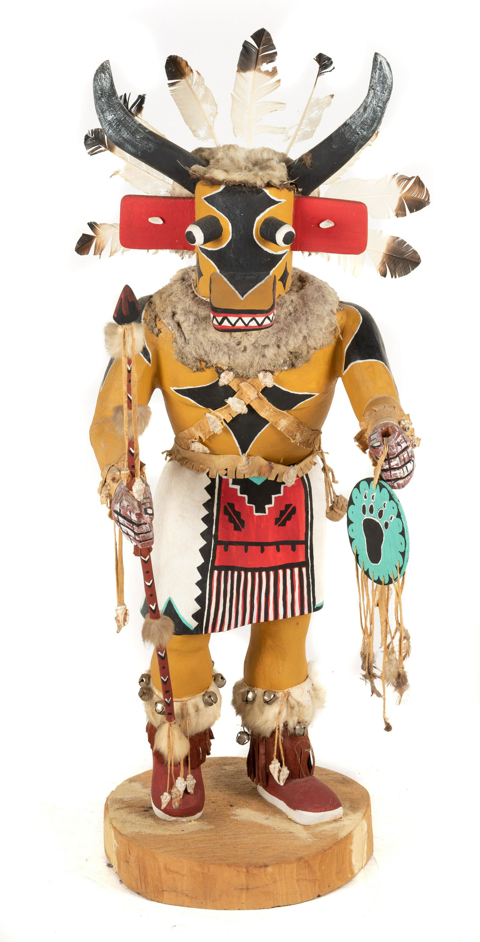 41" Awatoui Kachina signed "G.V.Y. (1 of 4)