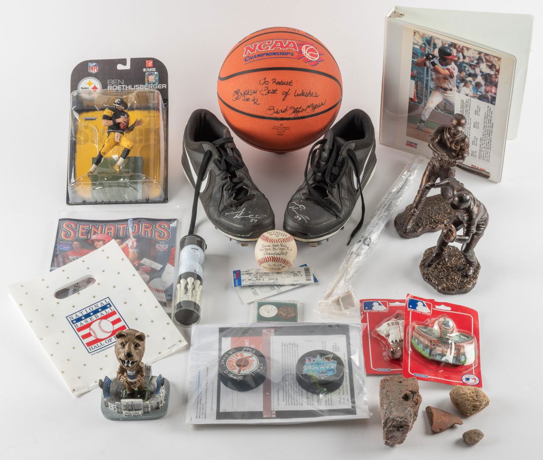 Group of Sports Items Inc. Basketball & Baseball (1 of 6)