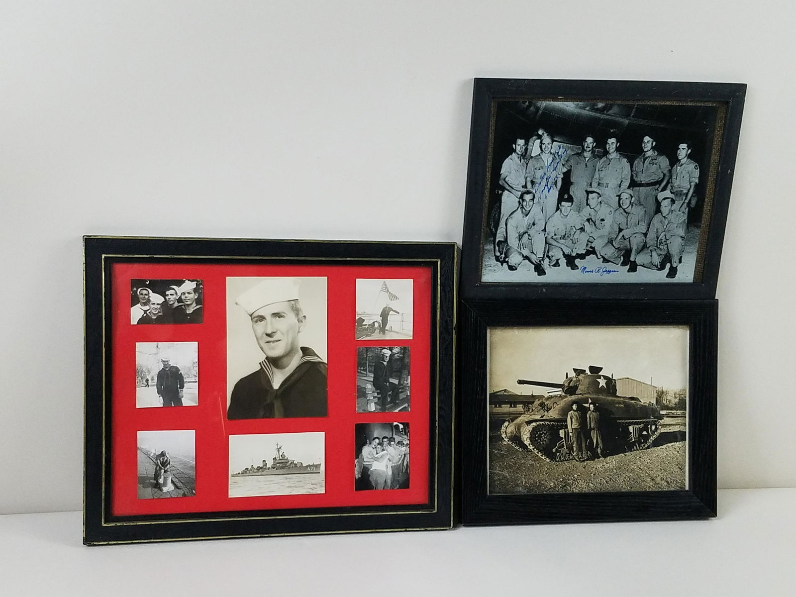 3 Military Photographs incl Signed Atomic Bomb (1 of 6)