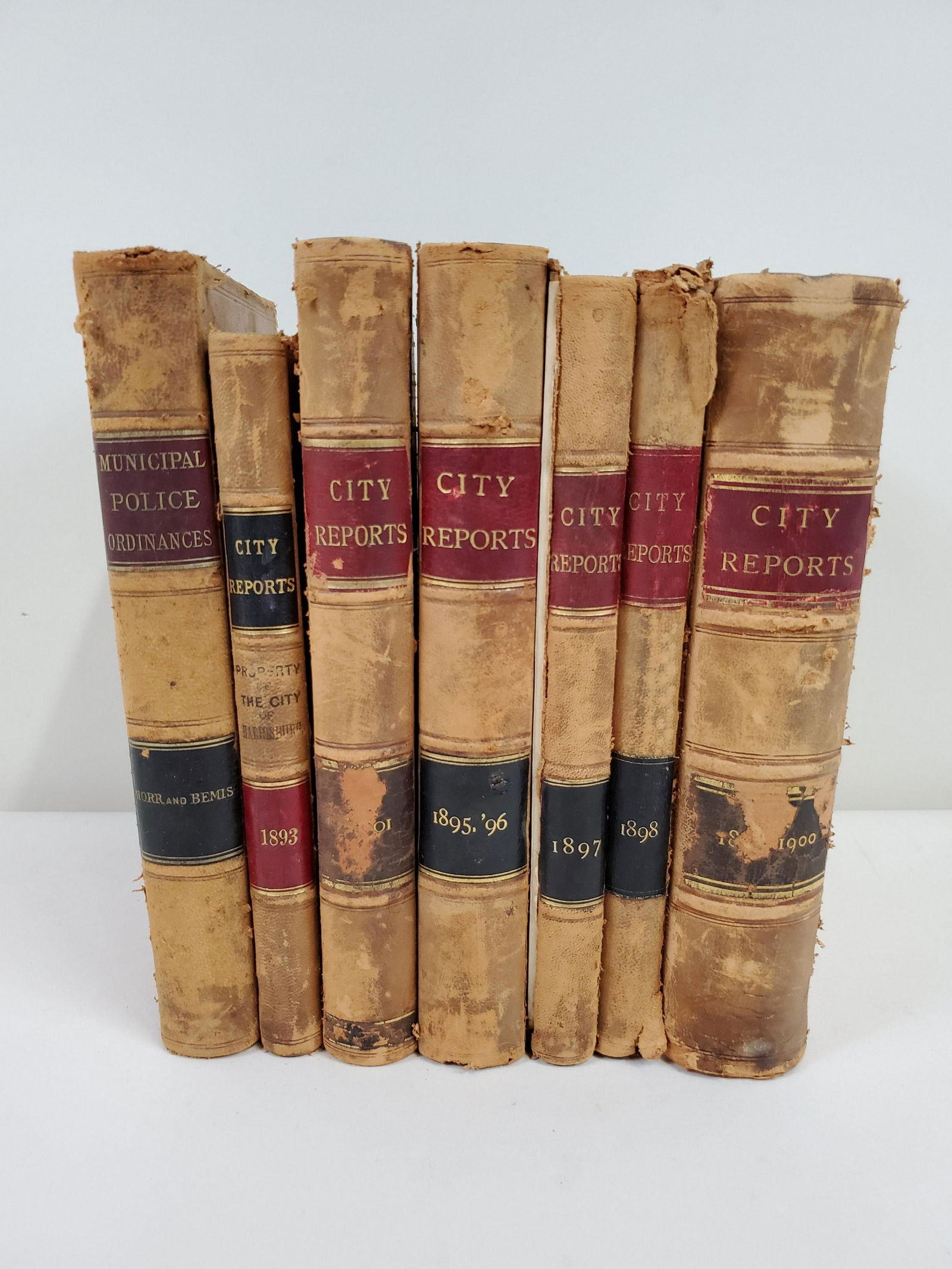 7 City Reports Books 1896-1901: City of Harrisburg.