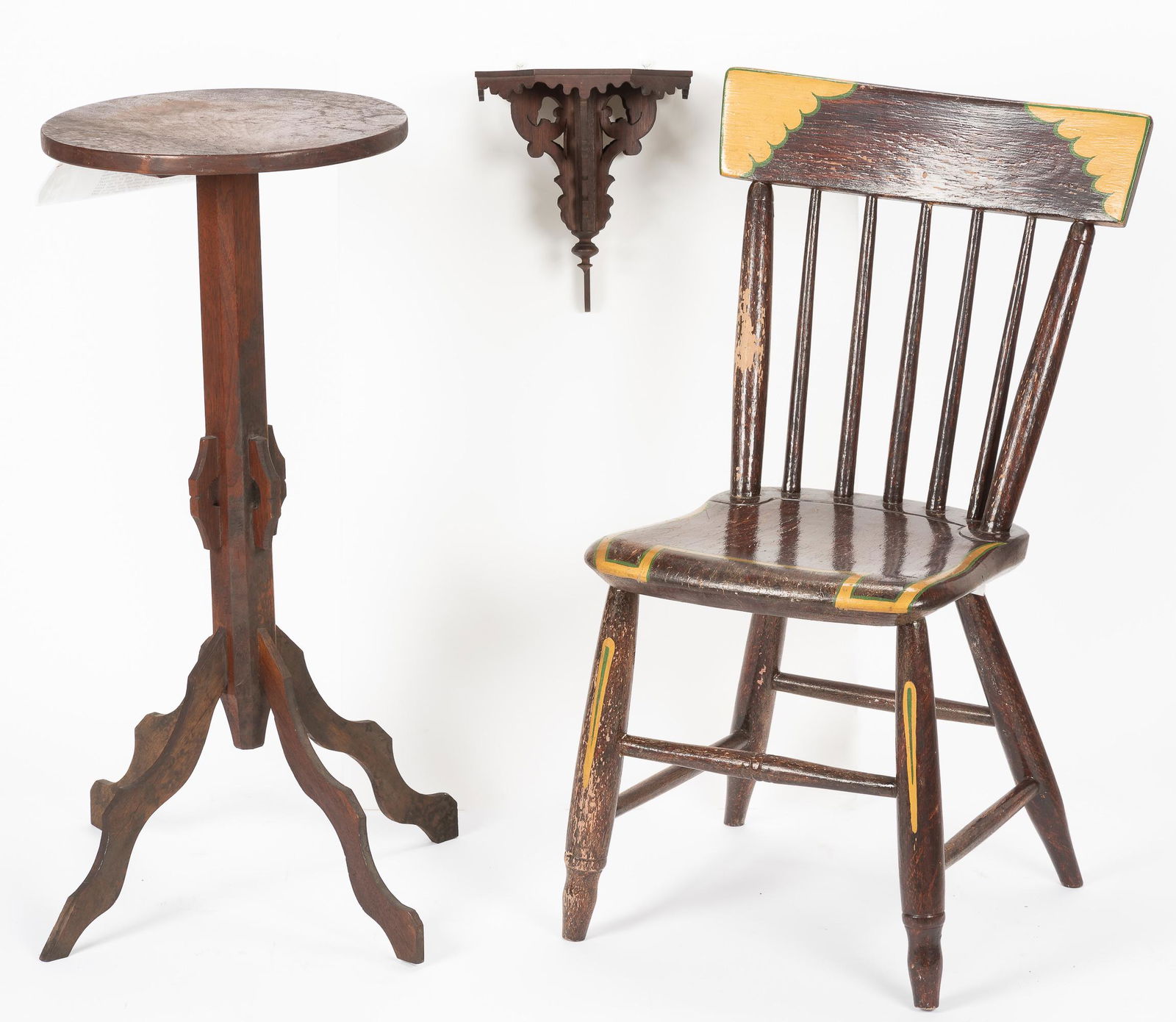 Side Table, Chair, and Sm Wall Shelf (1 of 5)