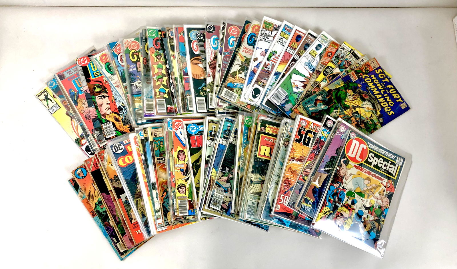 Large Grp Military Comics with DC, Marvel & Others (1 of 3)