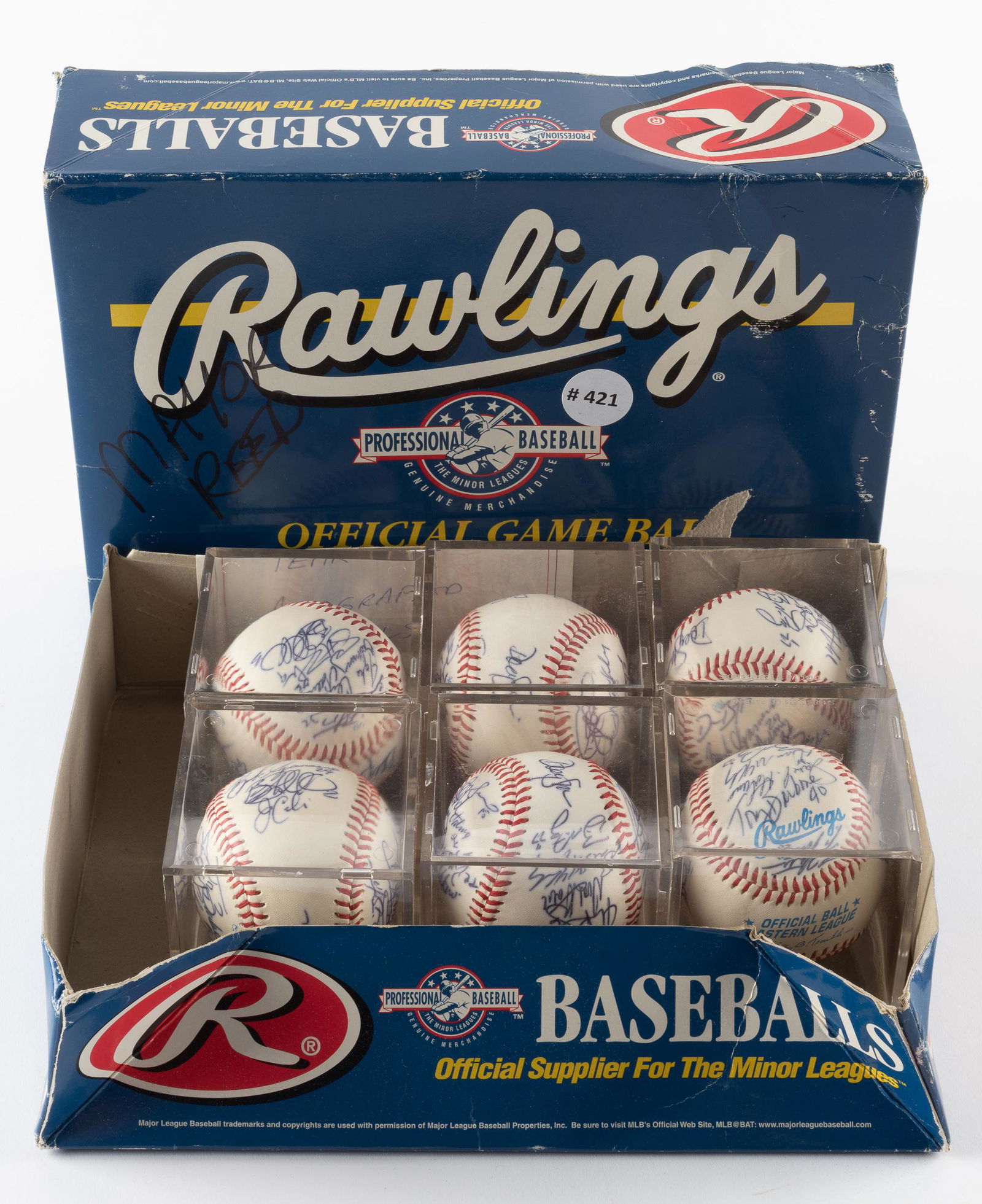 6 Signed Harrisburg Senators Baseballs (1 of 1)