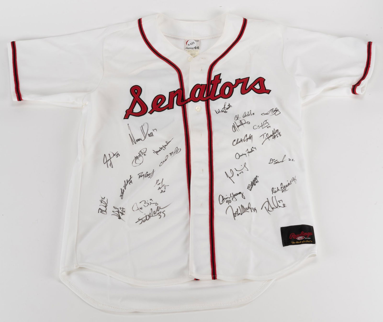 Harrisburg Senators Autographed Team Jersey (1 of 1)