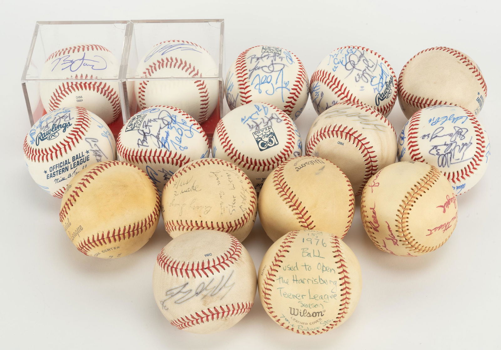 16 Harrisburg Senators Autographed Baseballs (1 of 1)