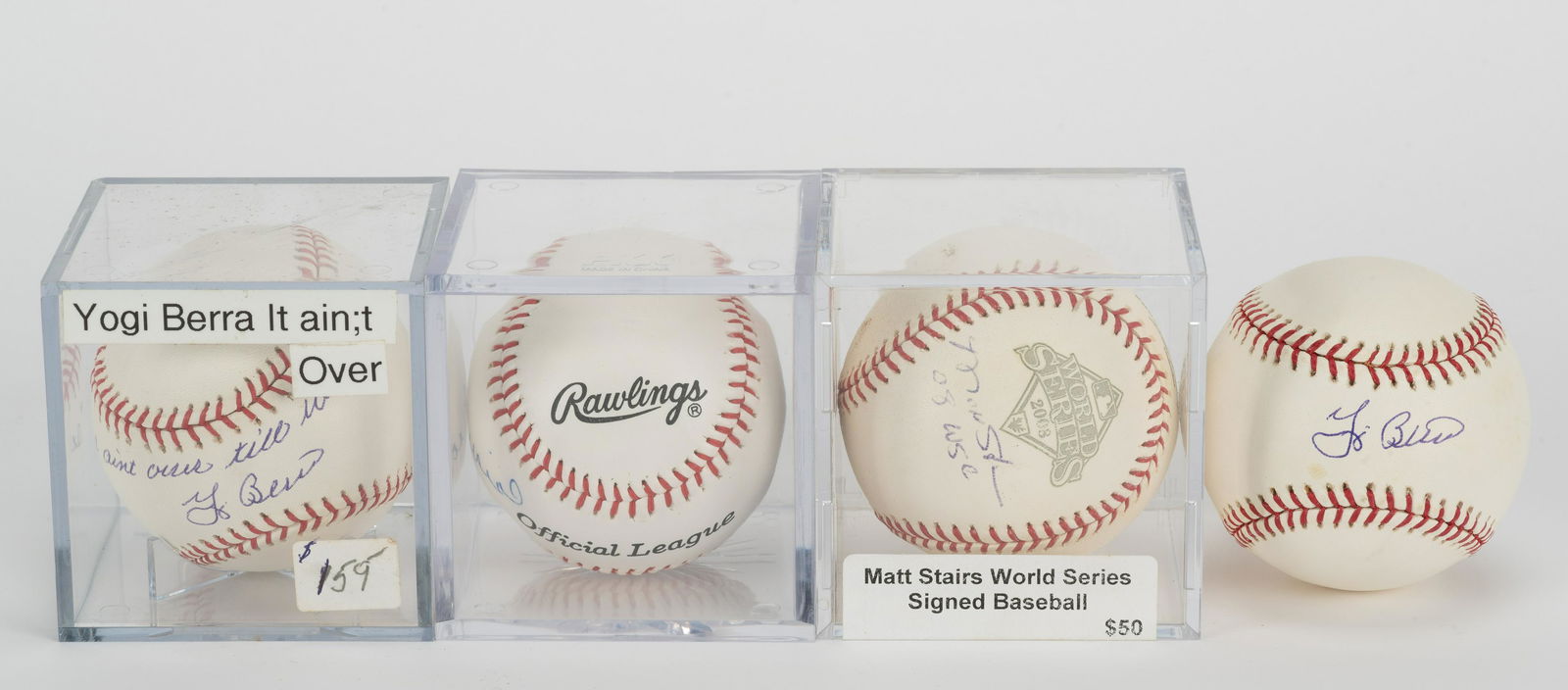 Autographed Baseballs incl. Yogi Berra (2) (1 of 1)