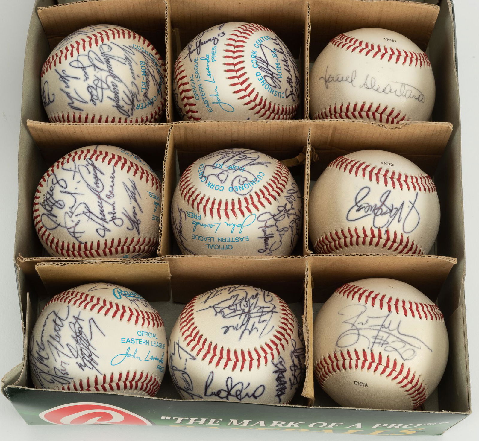 9 Autographed Baseballs (1 of 3)