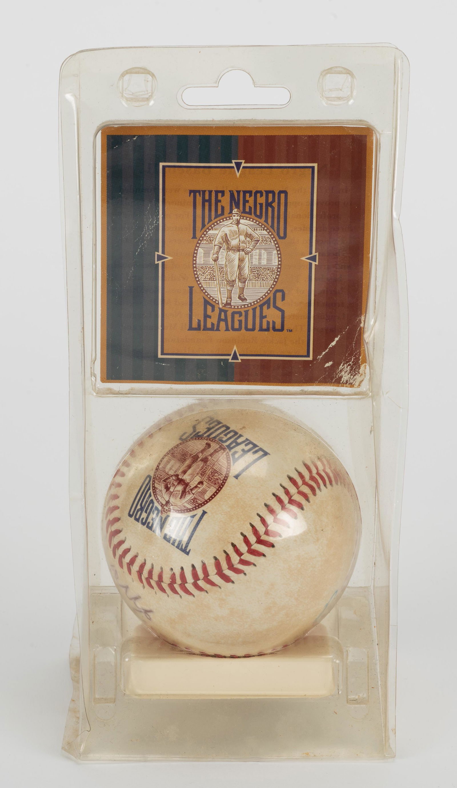 Baseball signed by Negro League Player (1 of 2)