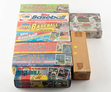 Topps Baseball Factory Sets: Incl. 1987, 1988, 1989, 1990, 1991, 1992, 1994, 1999, 2000