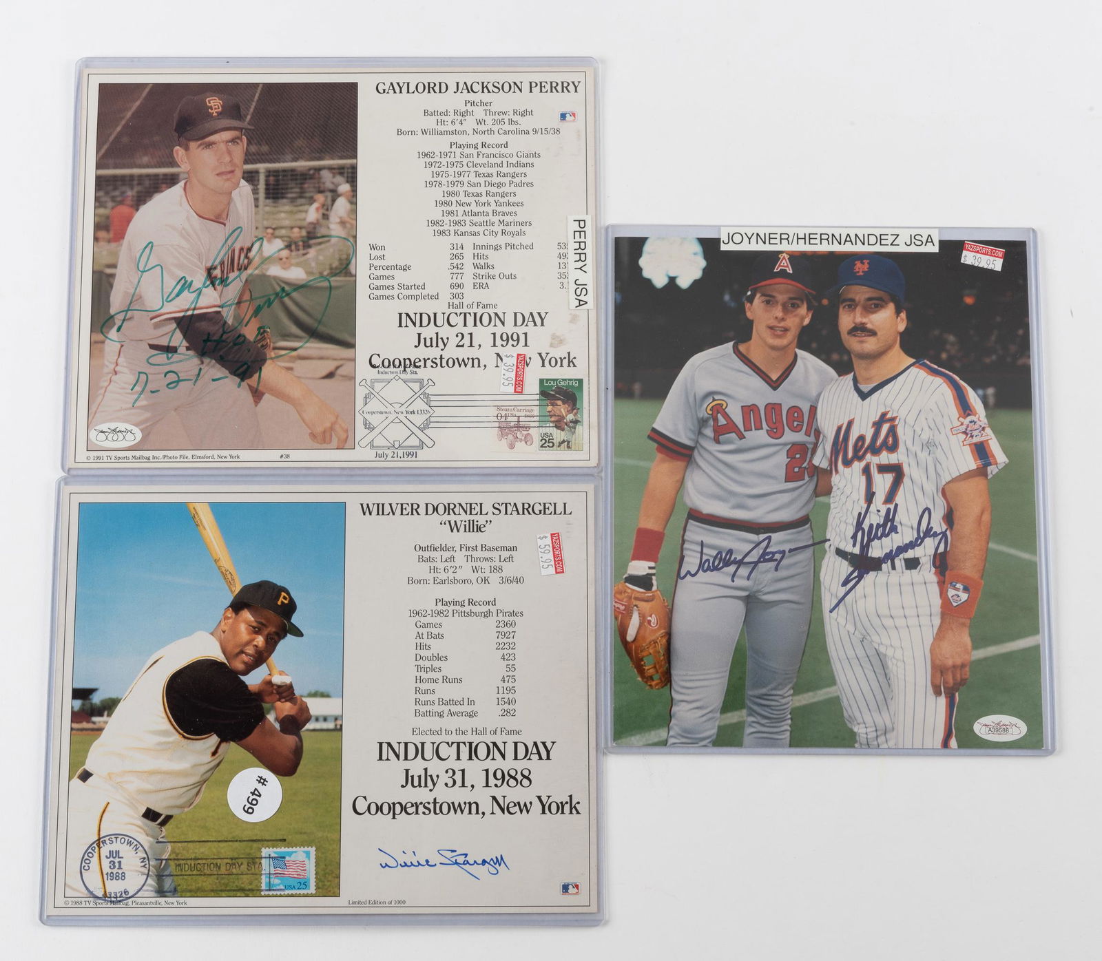 3 Autographed items (1 of 1)