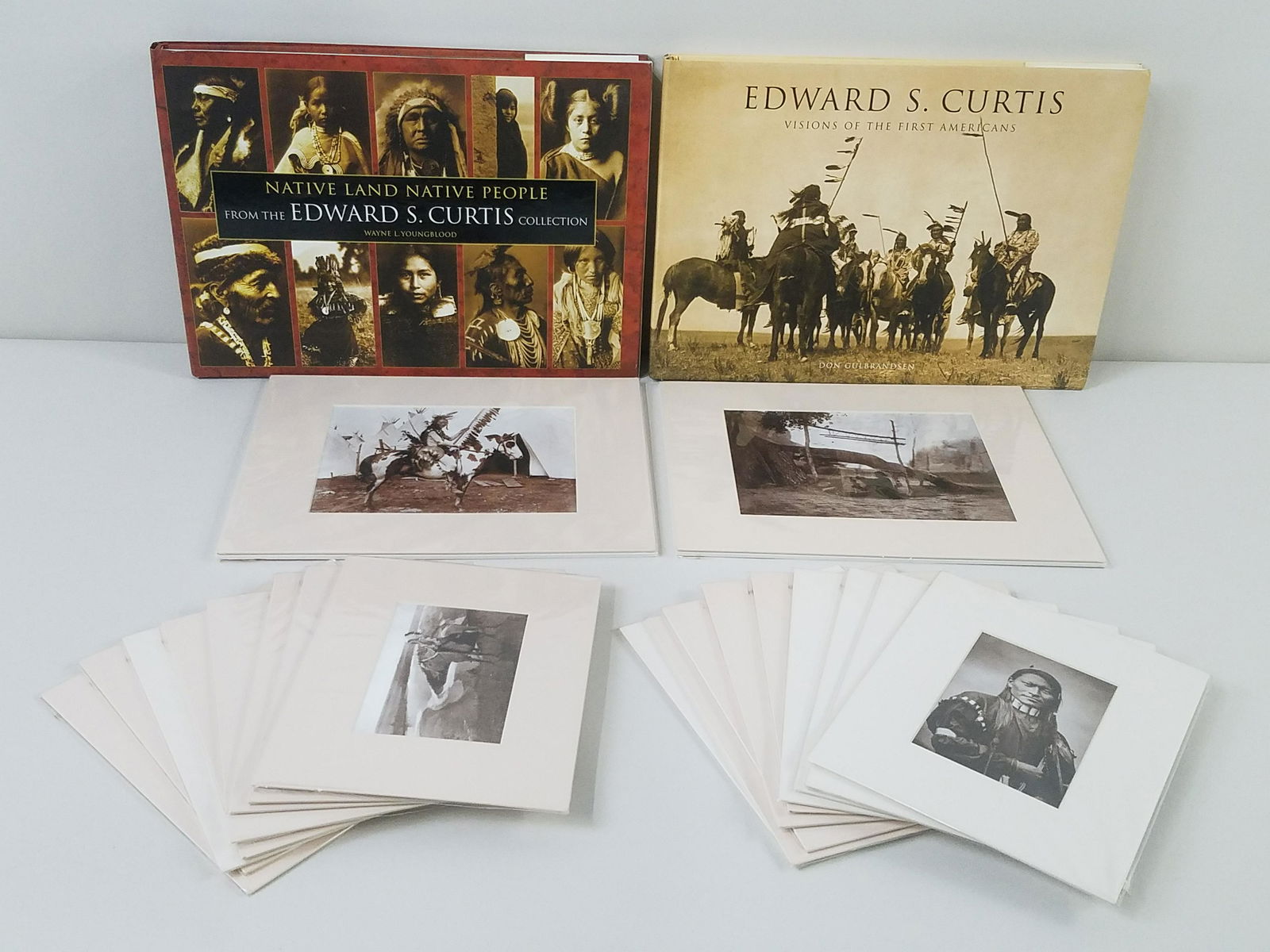 2 Edward Curtis Books and 19 Photos (1 of 7)