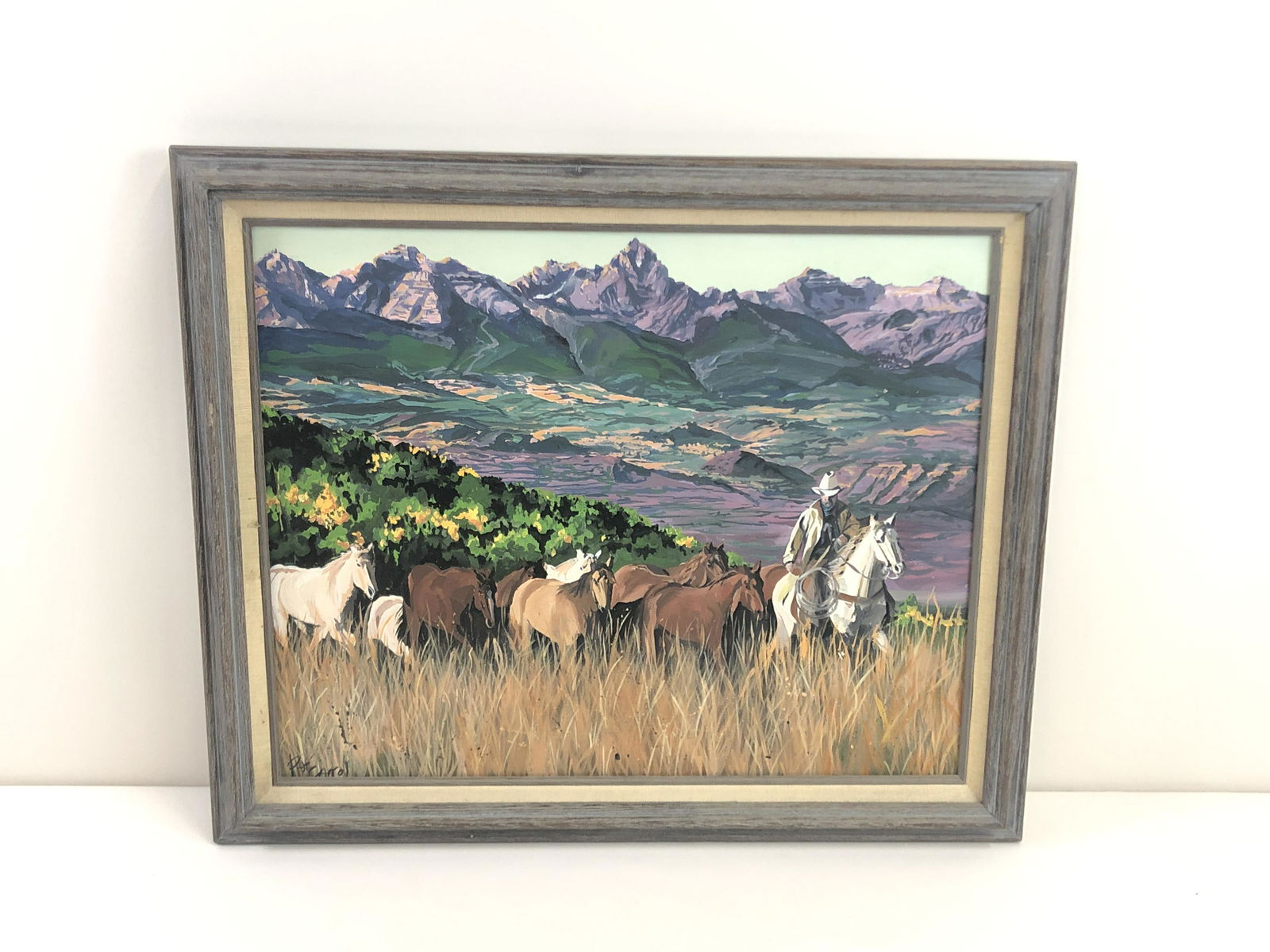Pat Carol "High Country Hoss" Painting (1 of 3)