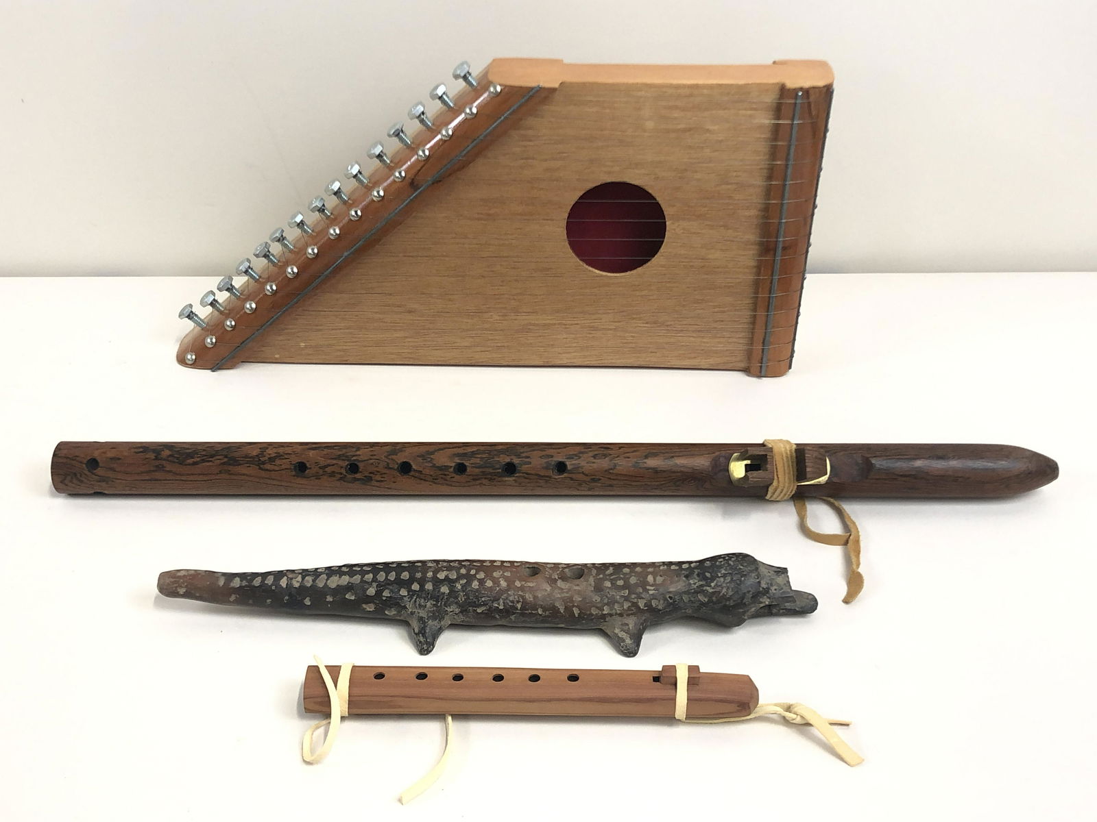 Lap Harp & 3 Flutes (1 of 5)