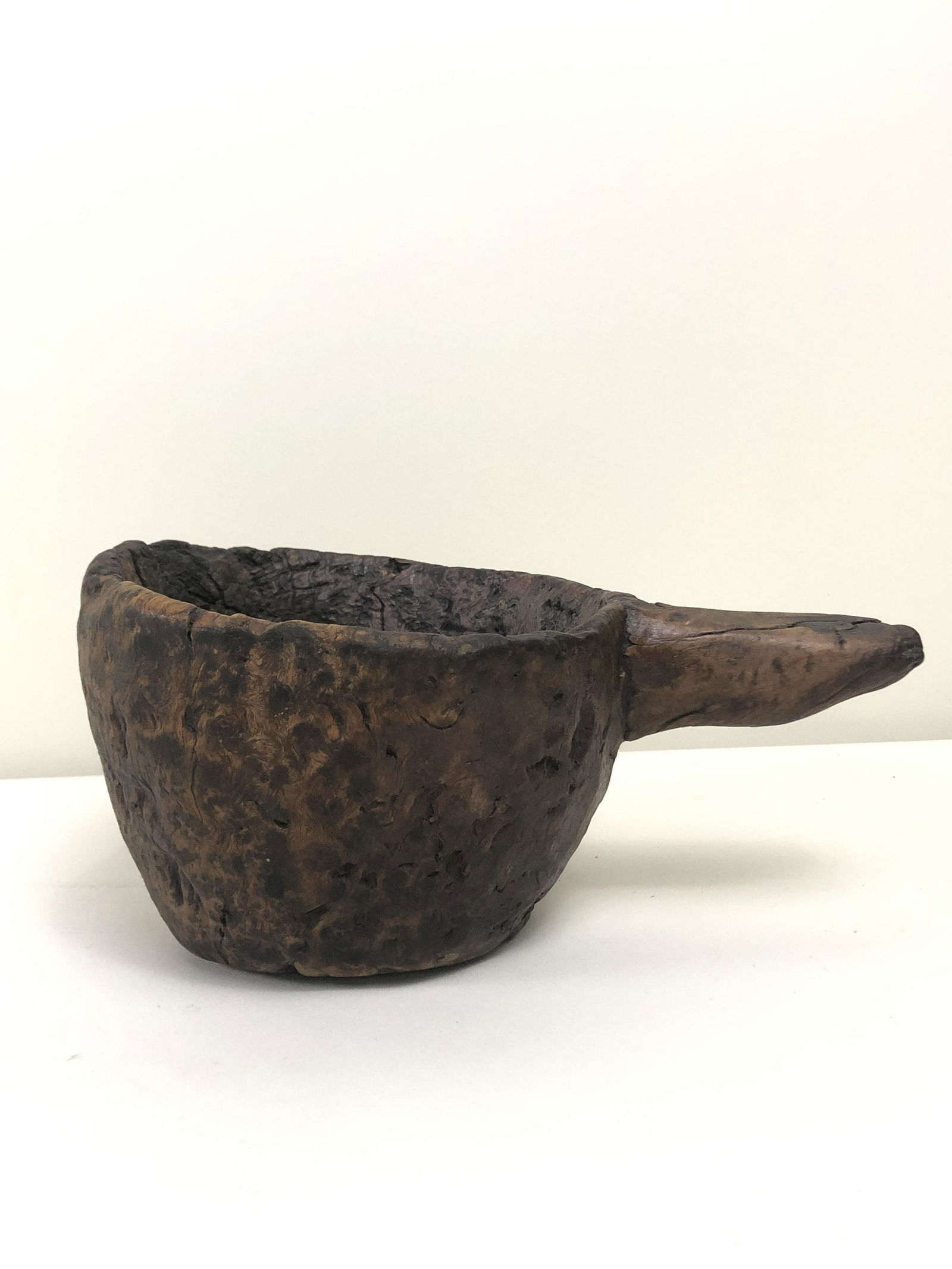 Native American Burl Wood Vessel (1 of 4)